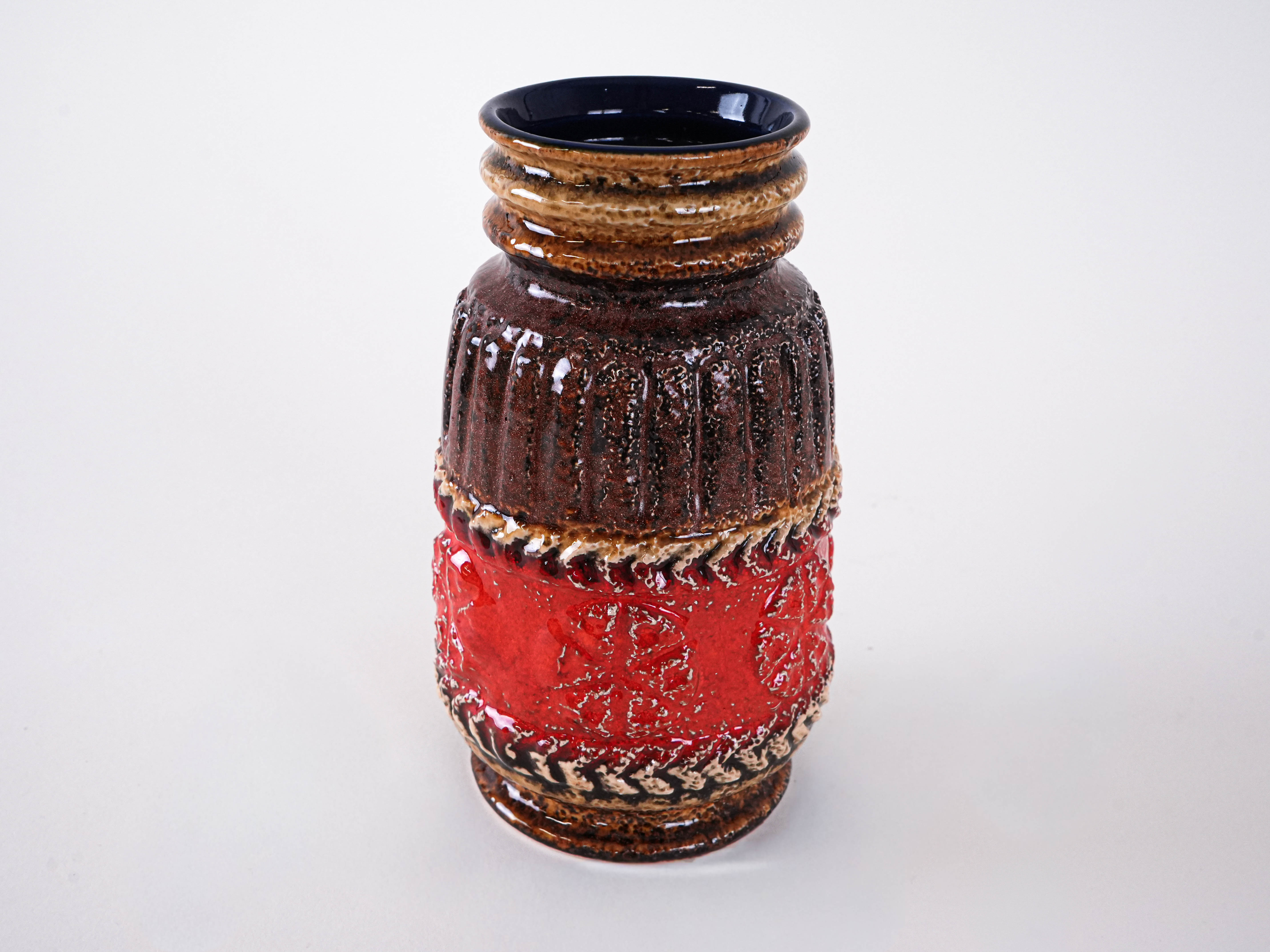 Ceramic vase Red