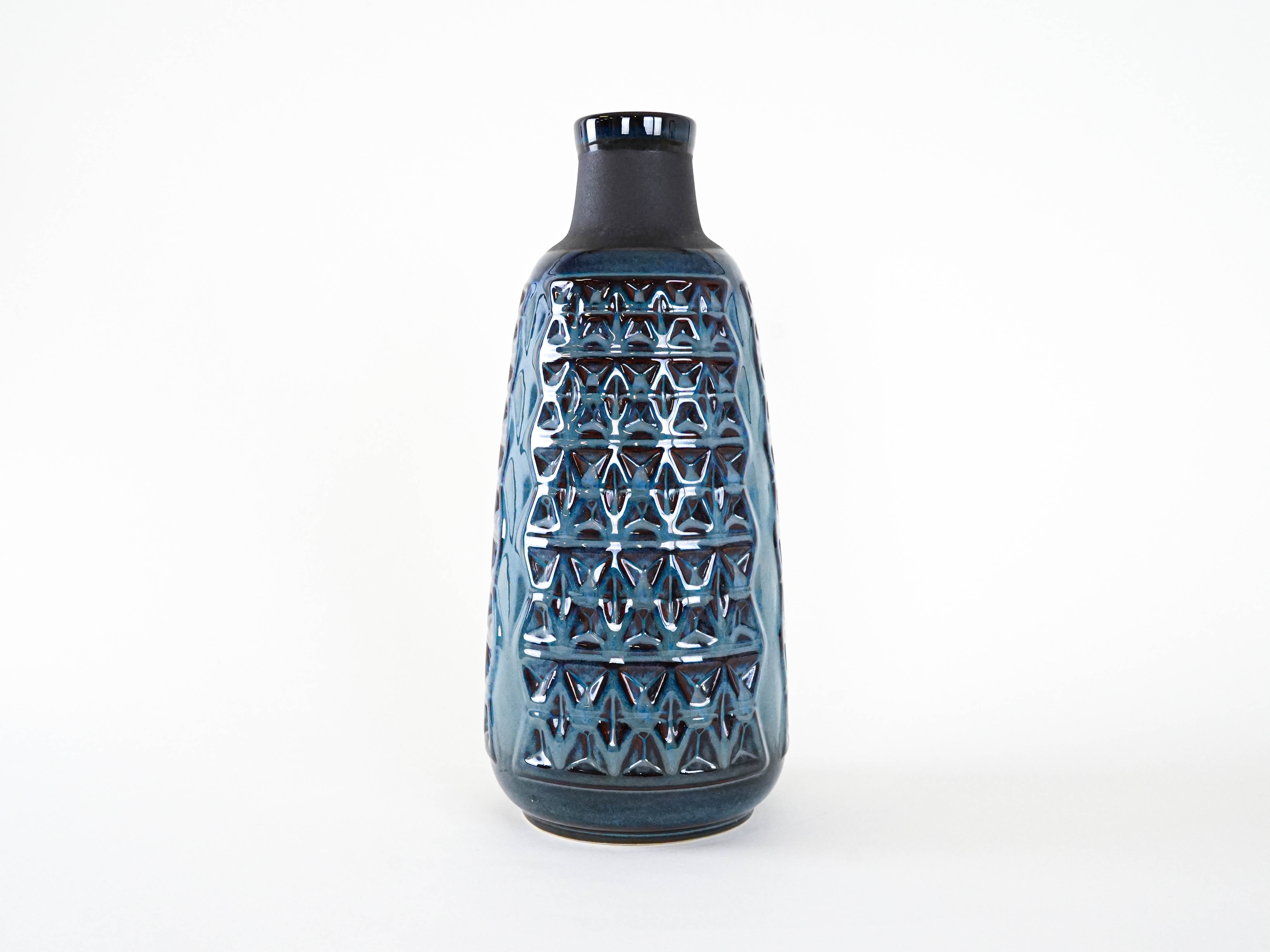 Keramikvase Blau