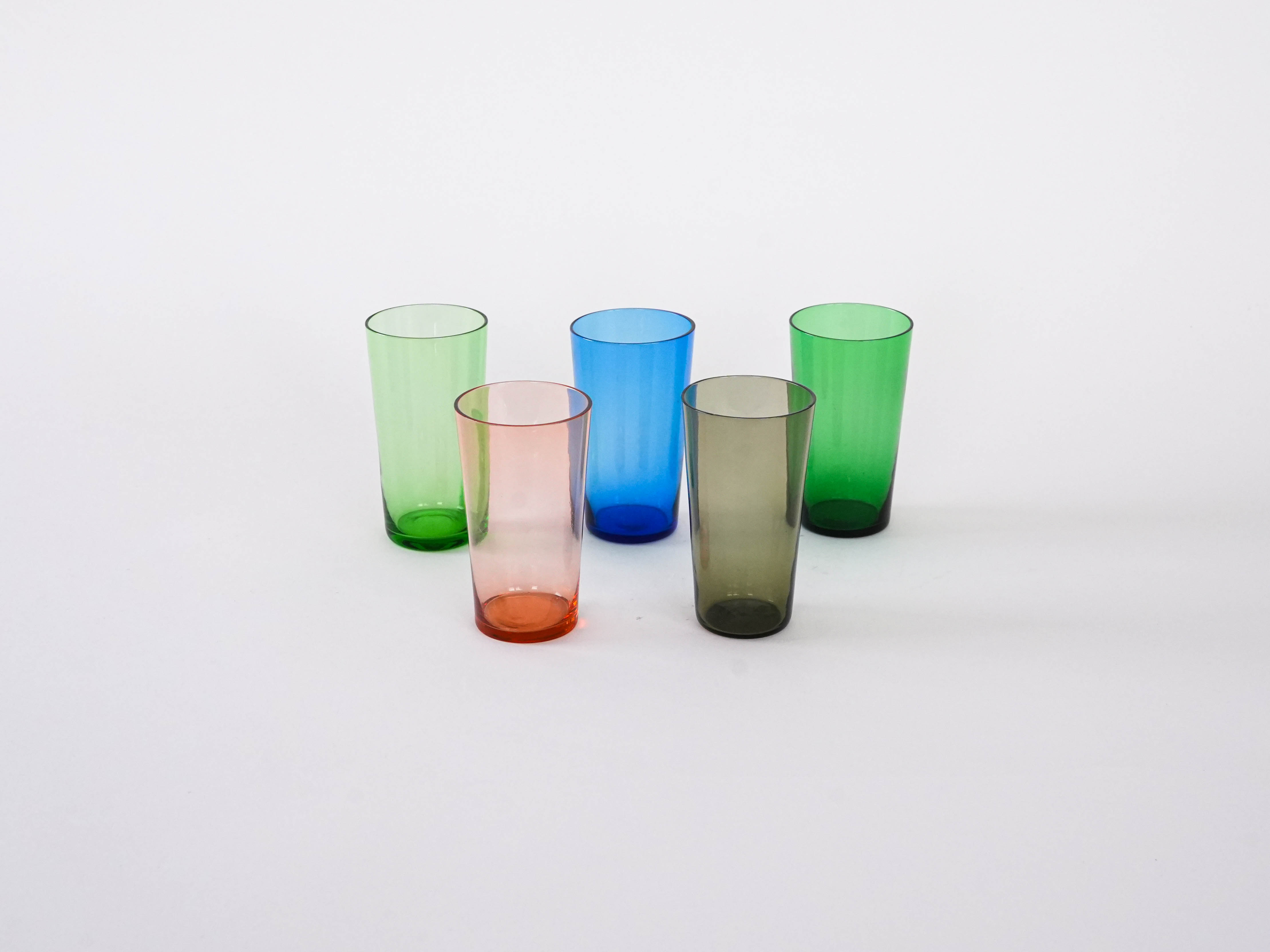 5x Glasses Colorful