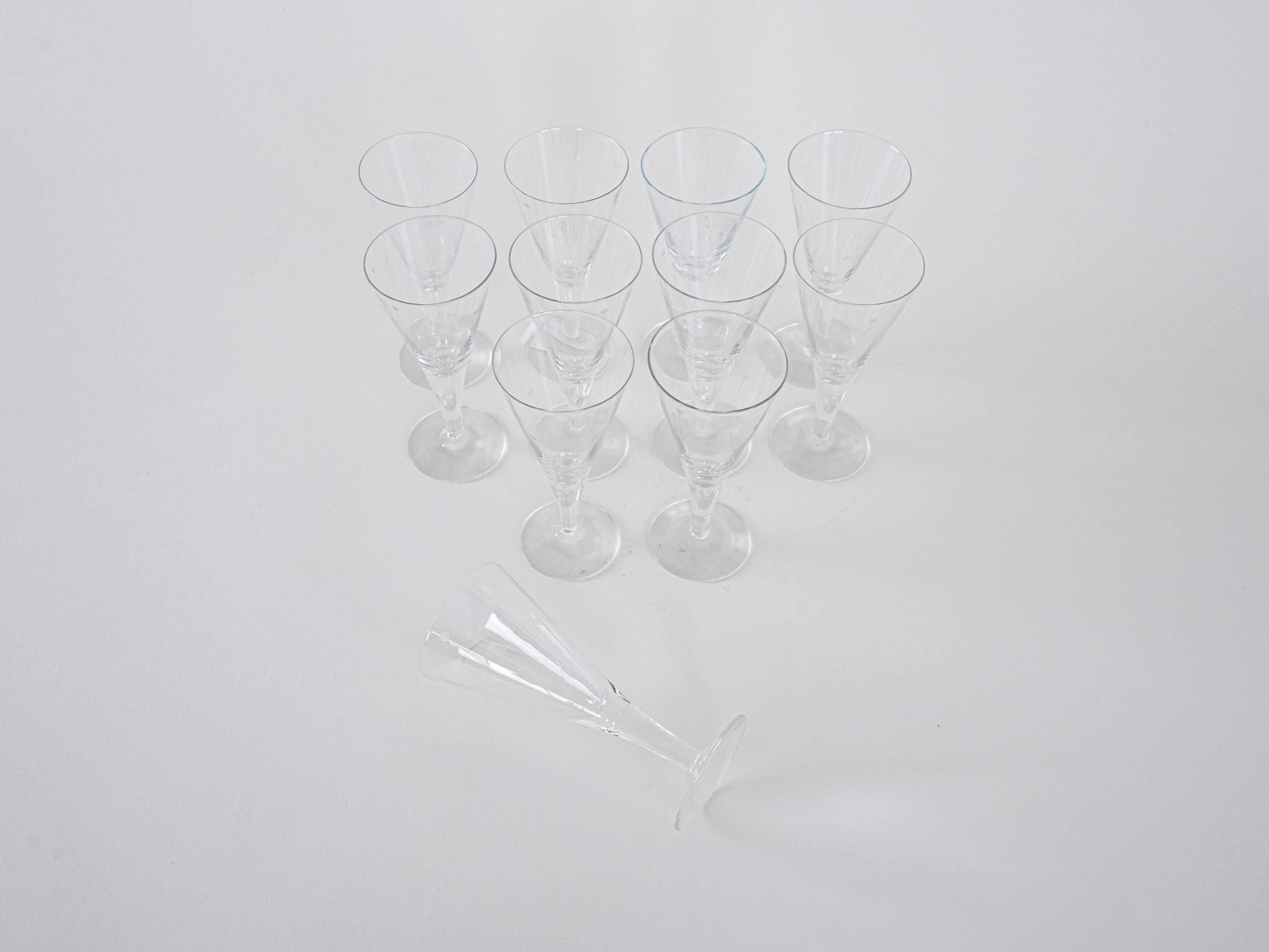 Crystal glasses 11x Transparent