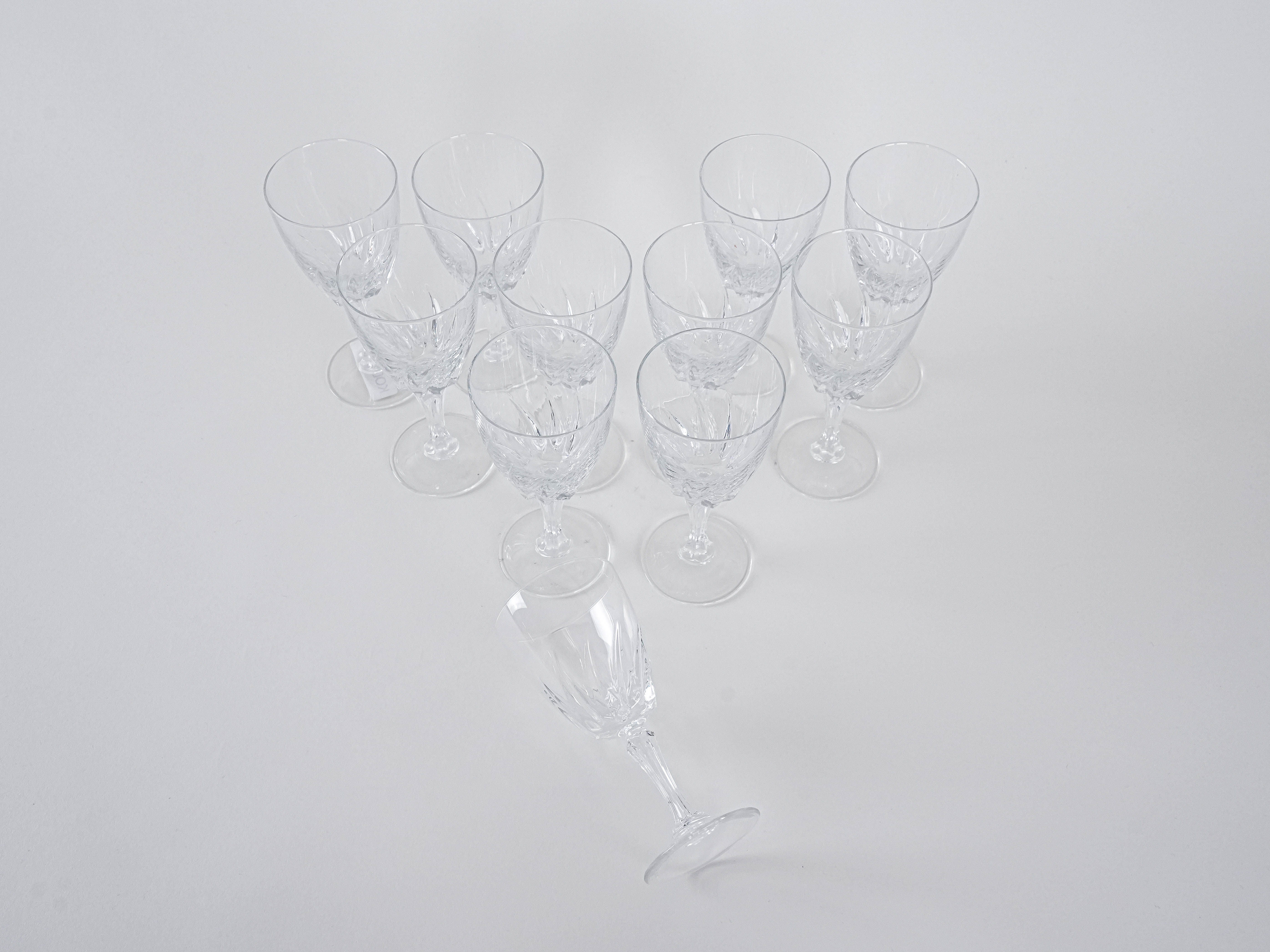 11x Kristallgläser Transparent