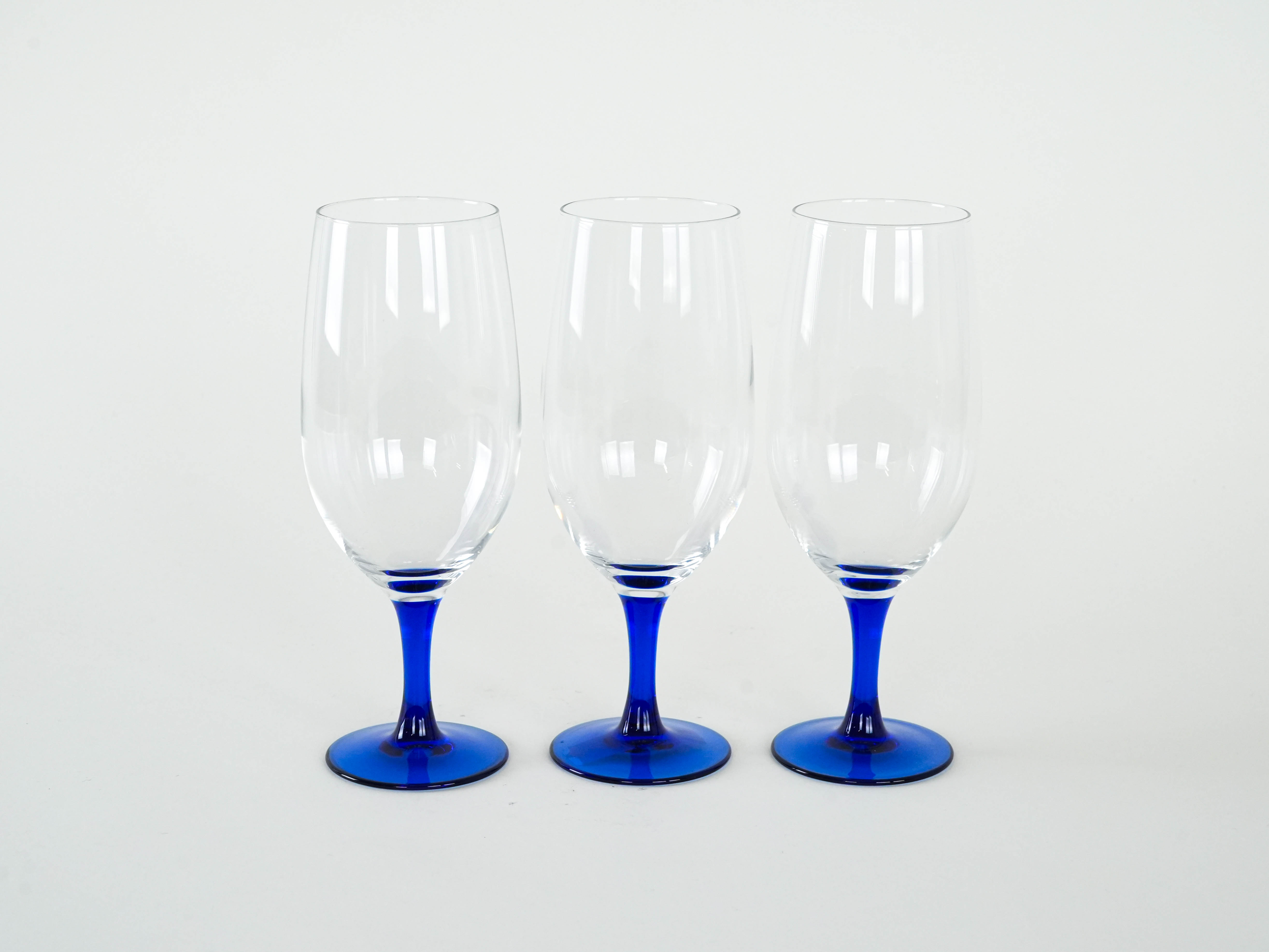 3x Glasses Blue