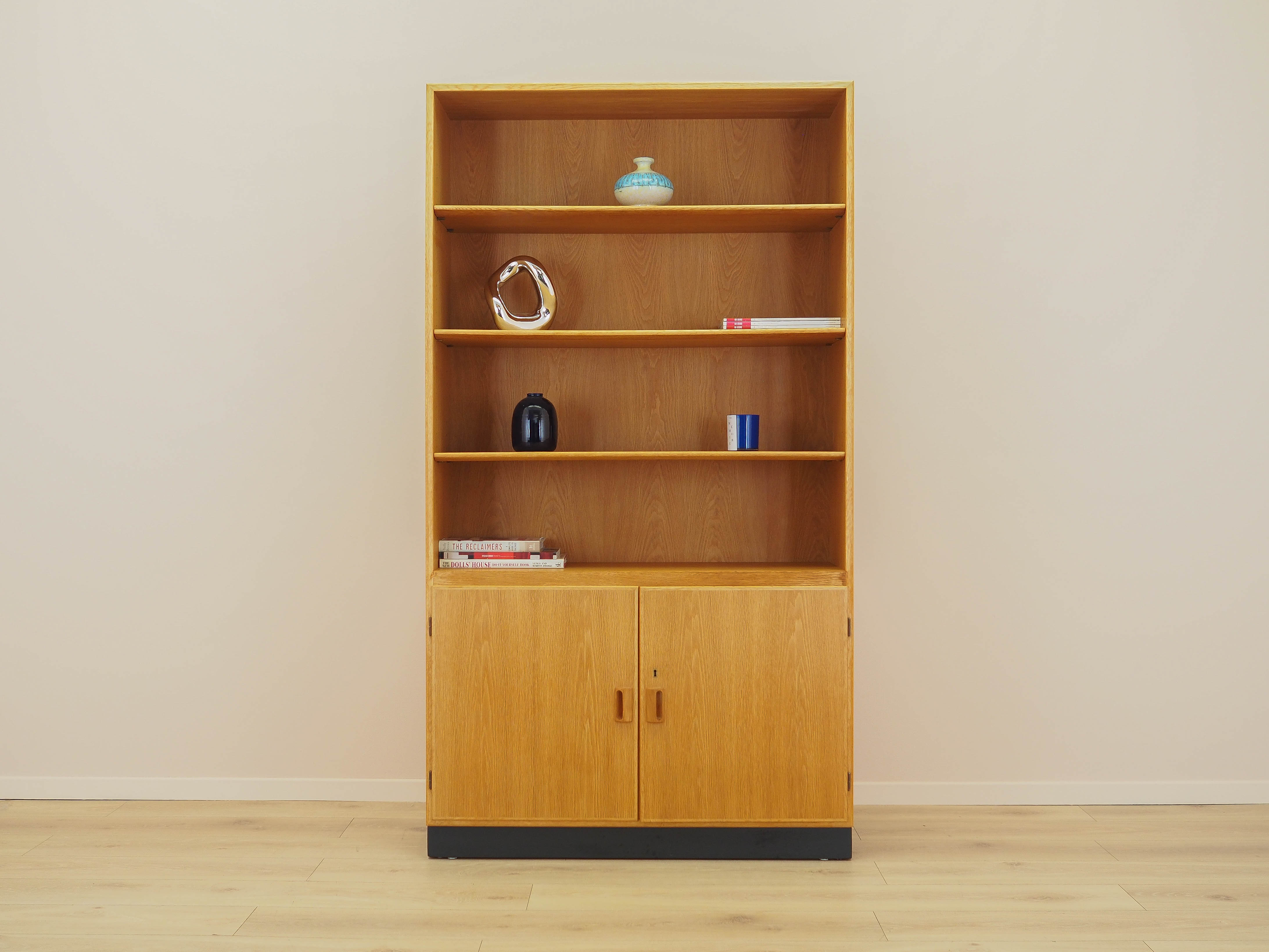 Bücherregal Esche Braun 1960er Jahre