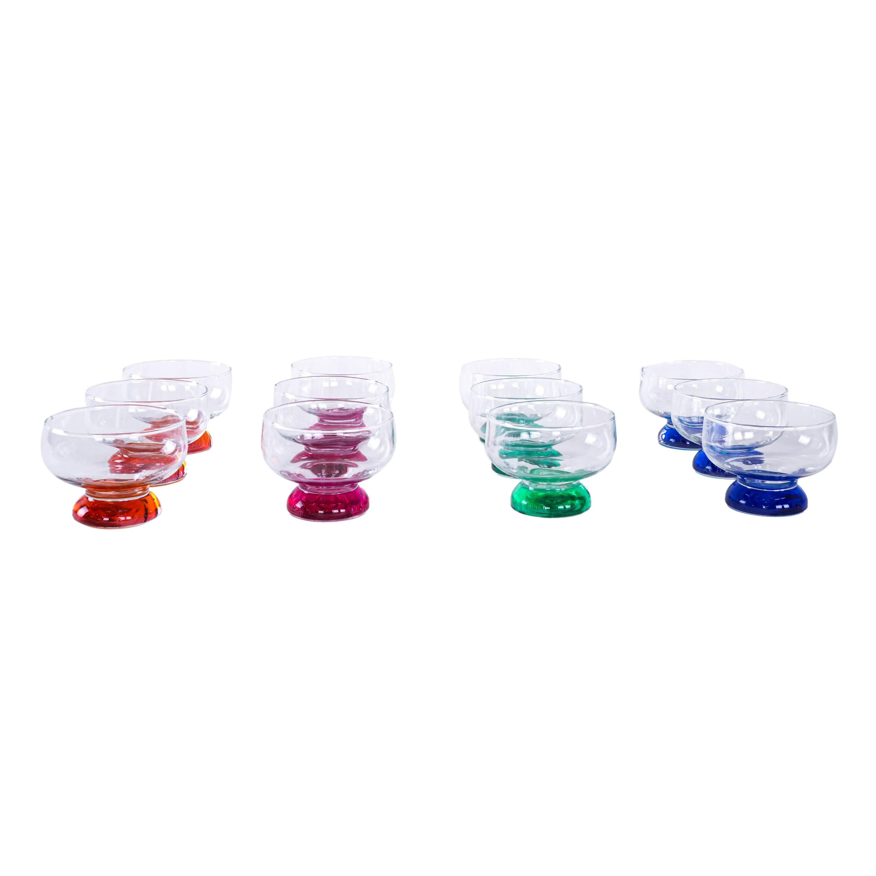 Dessert Bowl Set Multicolored 1970s