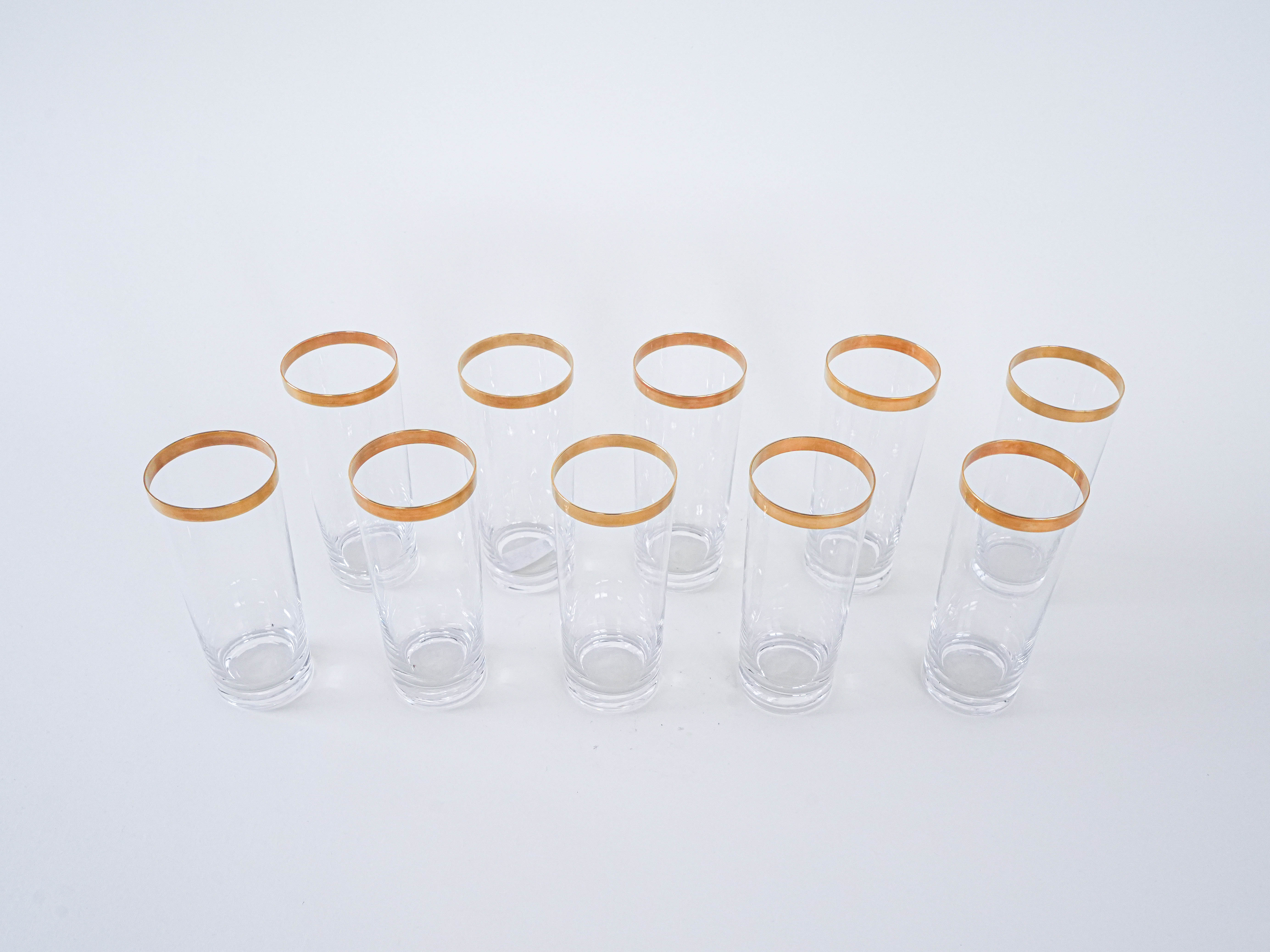 Kristallgläser-Set Transparent 1970er Jahre