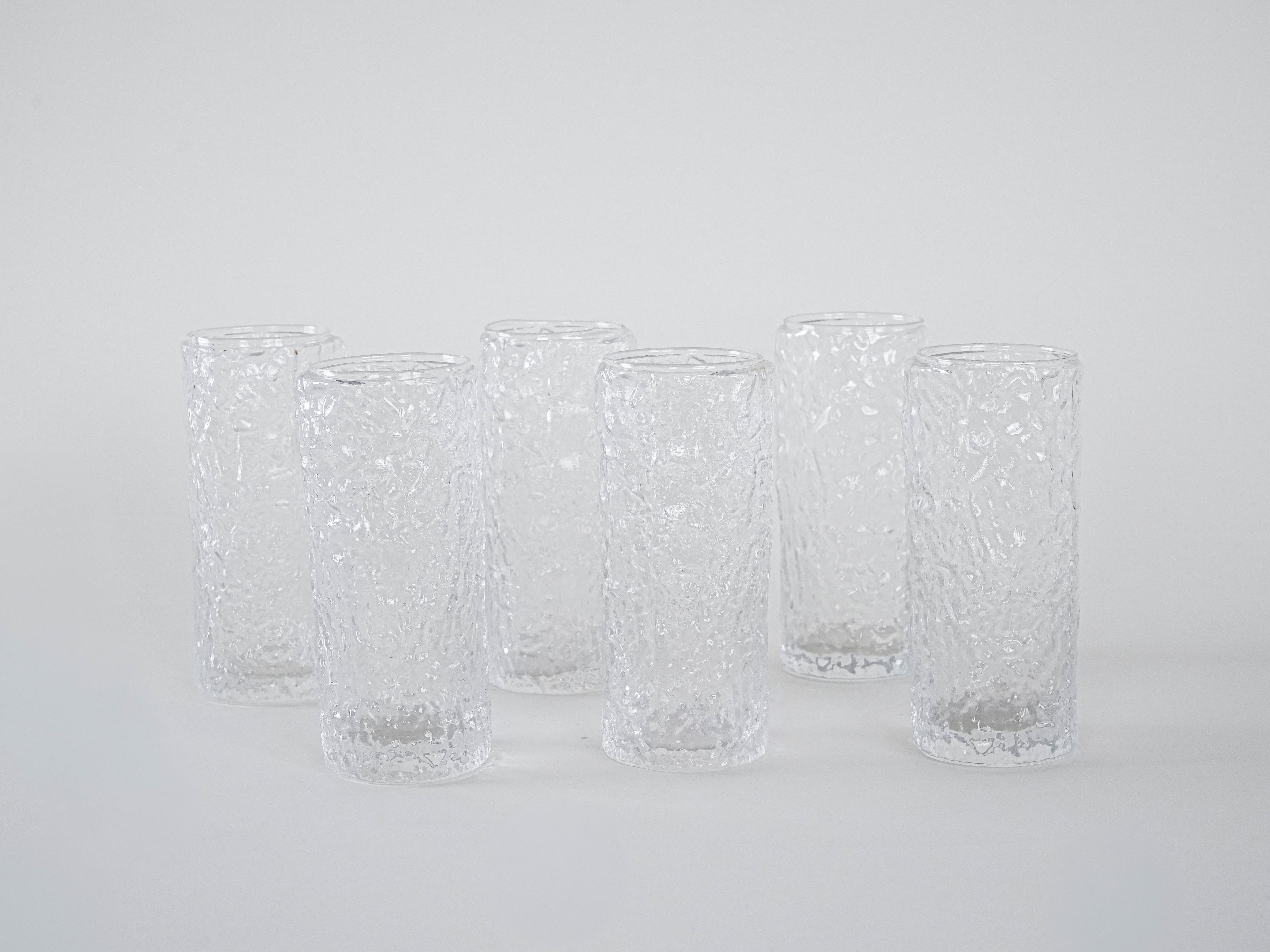 Glasses set of 6 1970s