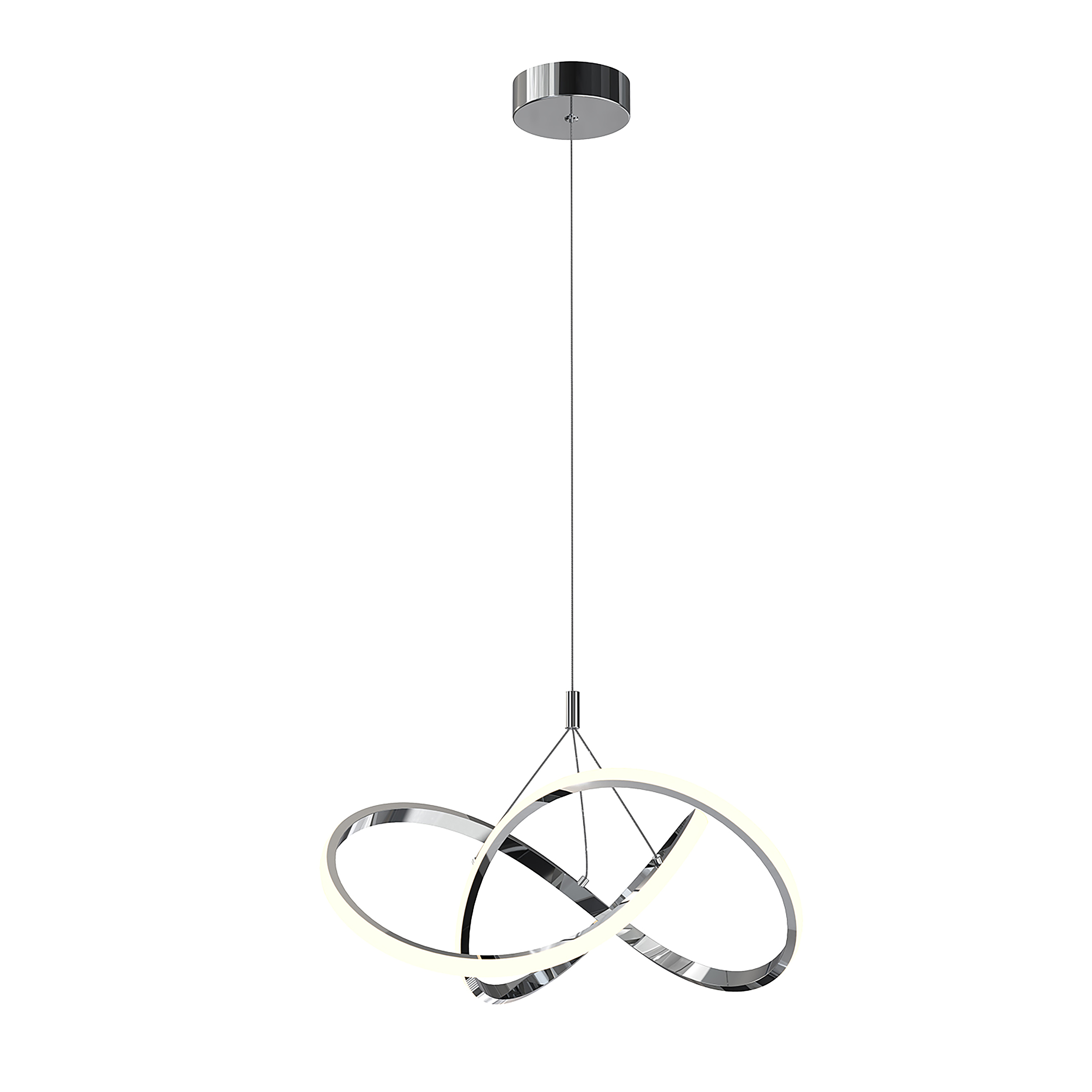 Pendant light Loop PVC Iron