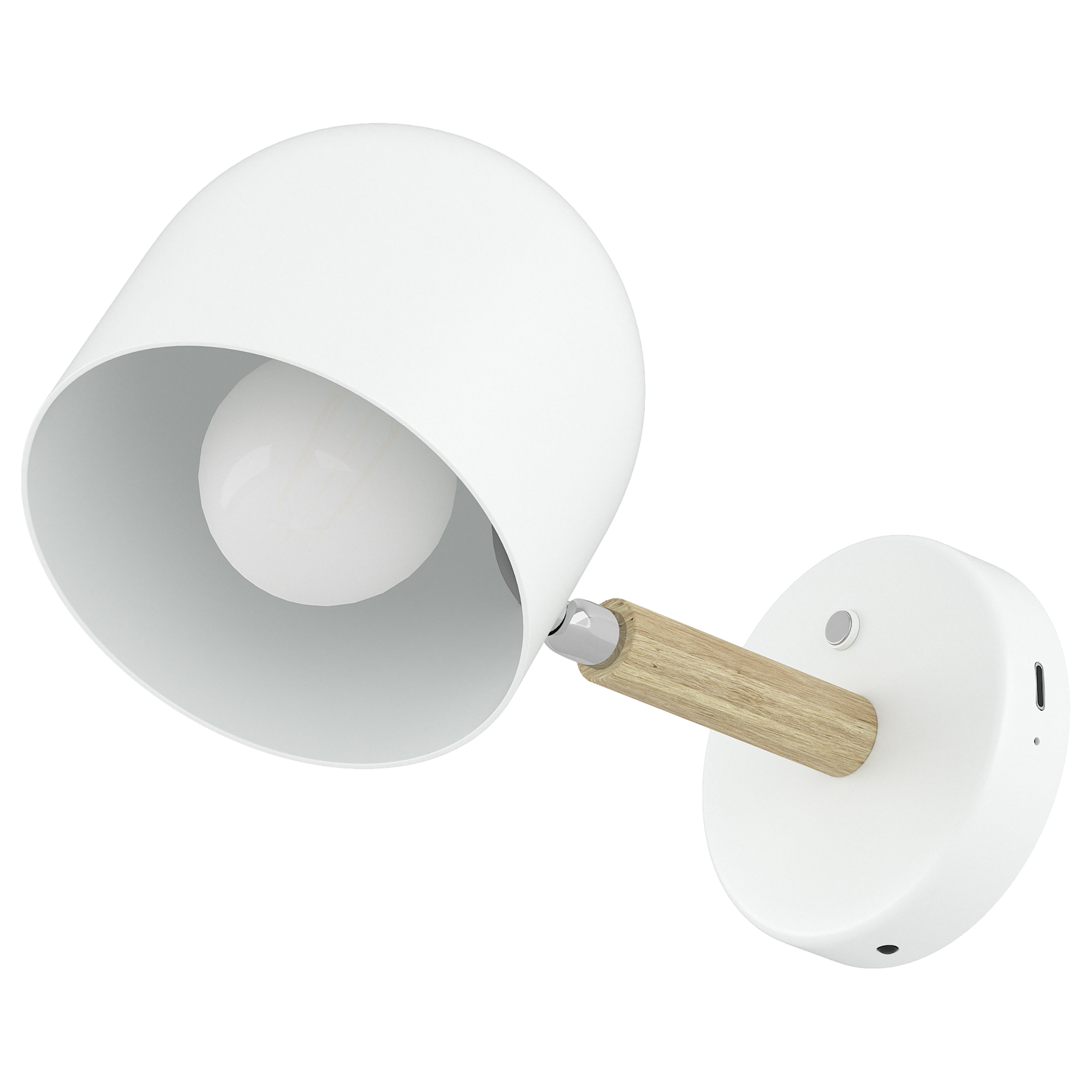 Rea Rechargeable Wall Lamp 3-Step Dimmer Remote Control