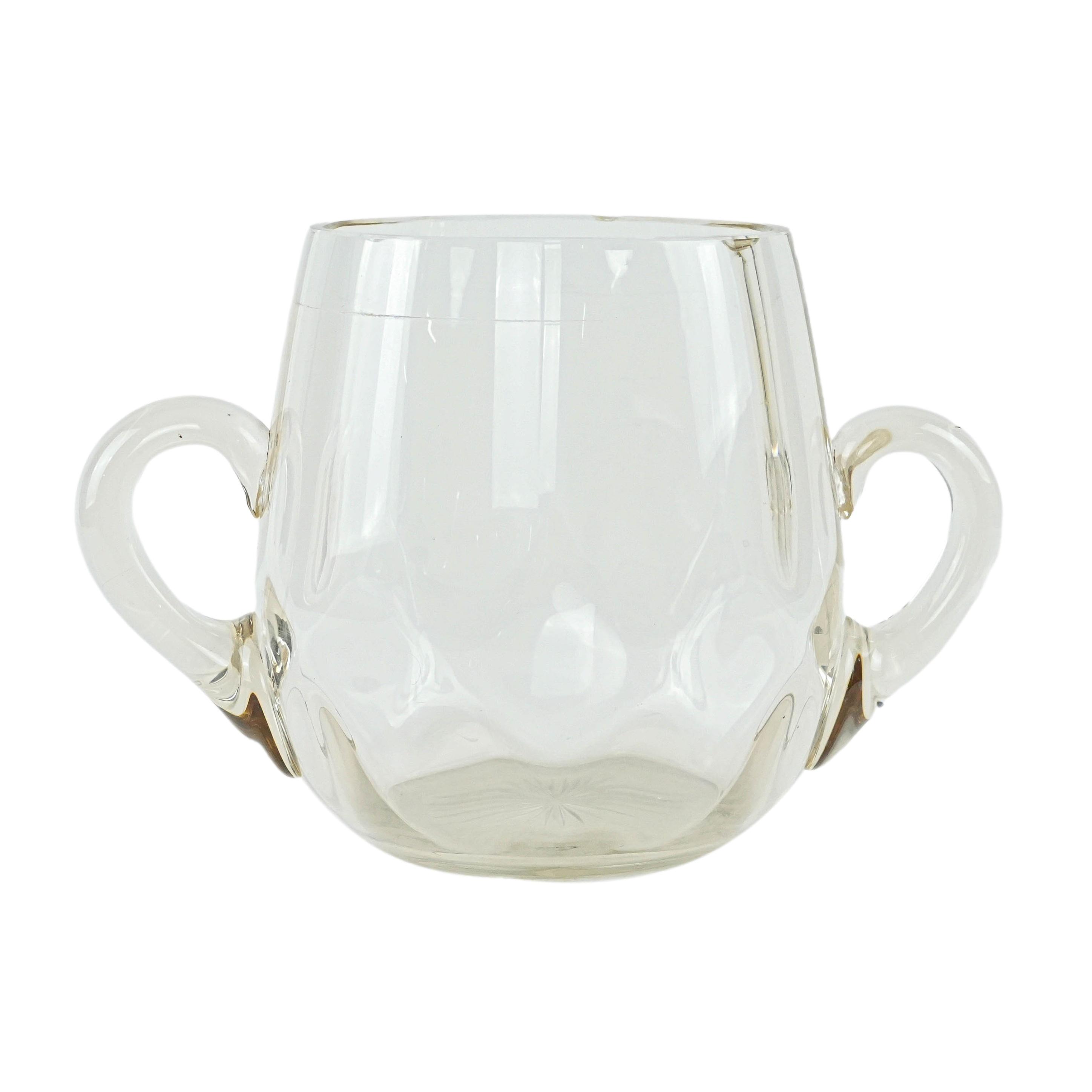 Glaseiskübel Transparent 1970er Jahre