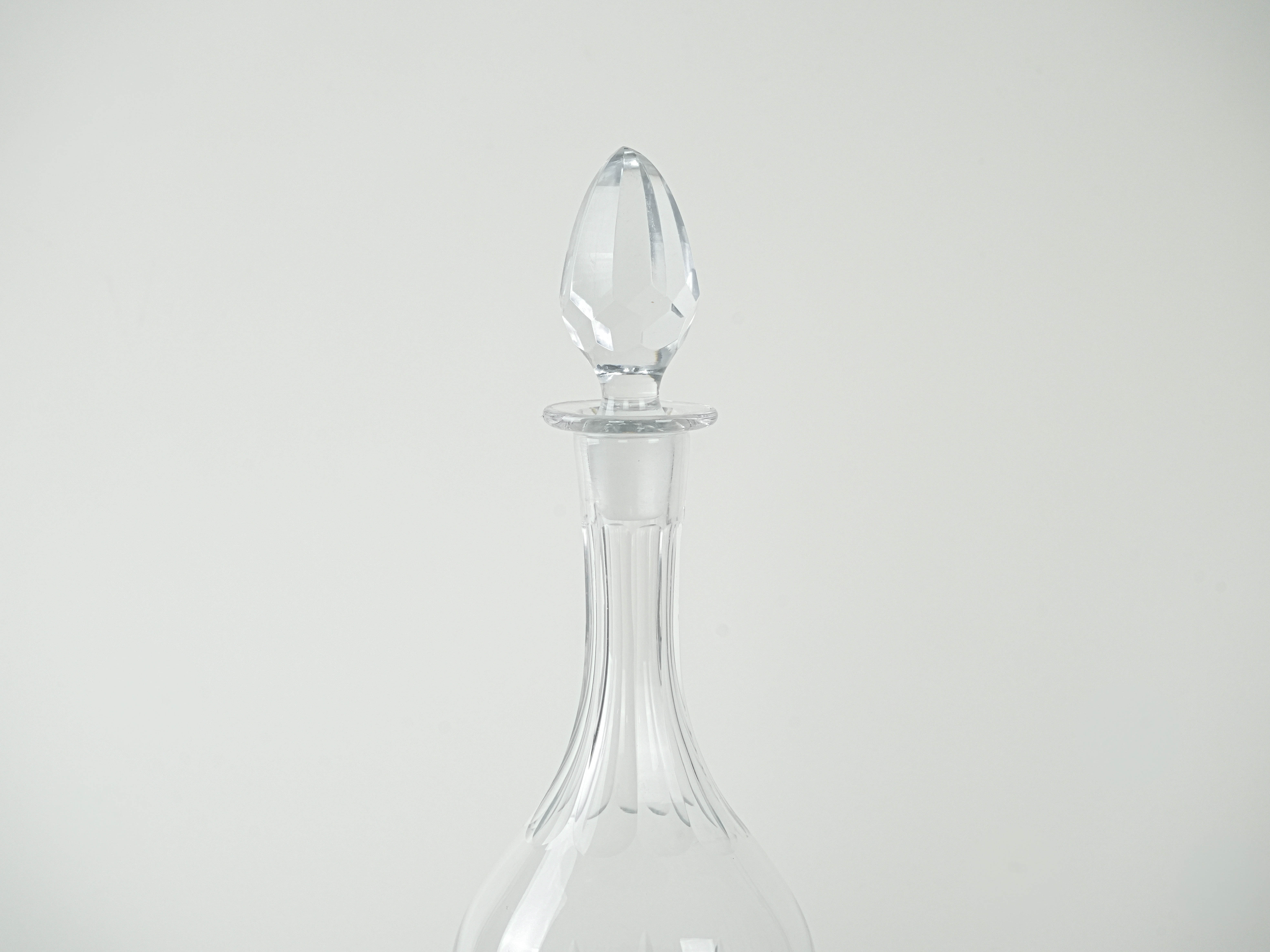 Crystal Carafe Transparent 1970s
