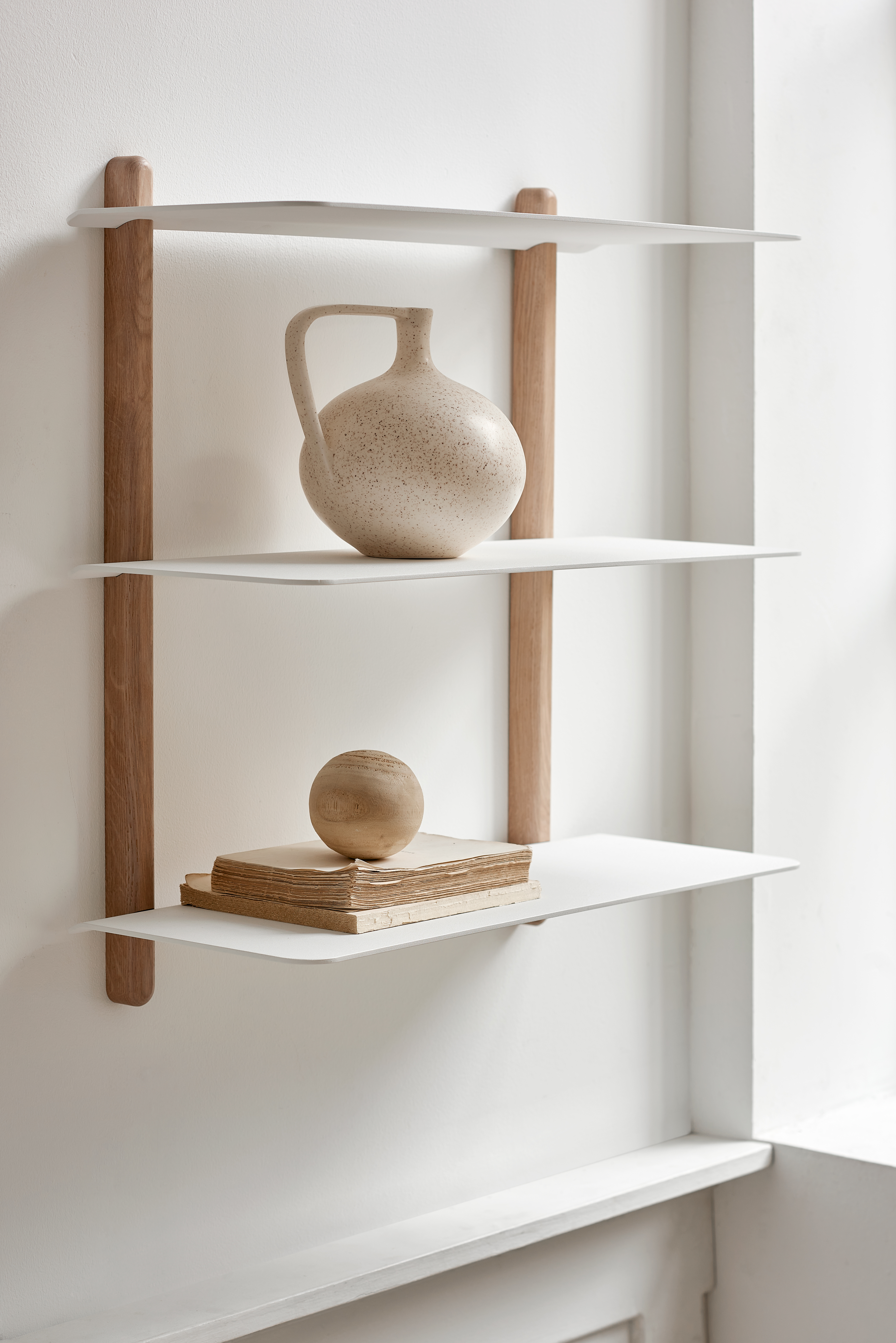 Nivo LargeA Regal Holz AluminiumBraun