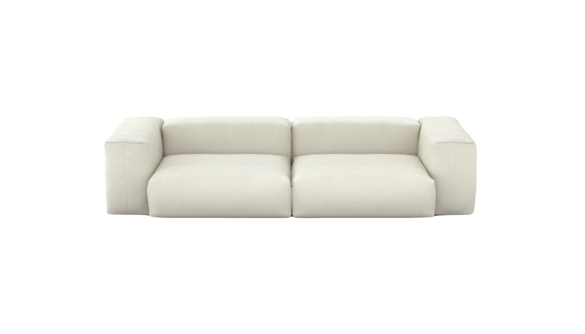 Medium 2-seater outdoor sofa Linen Beige