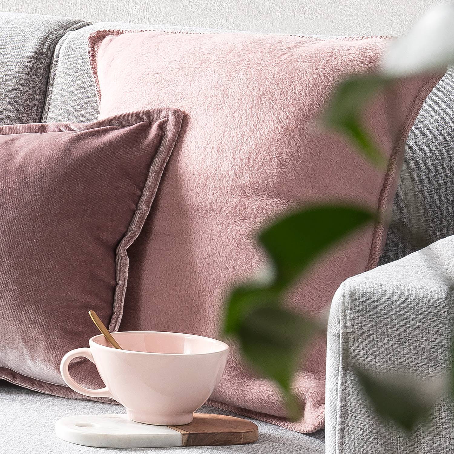 Twiin Pillowcase Cotton Old Rose 50x50cm