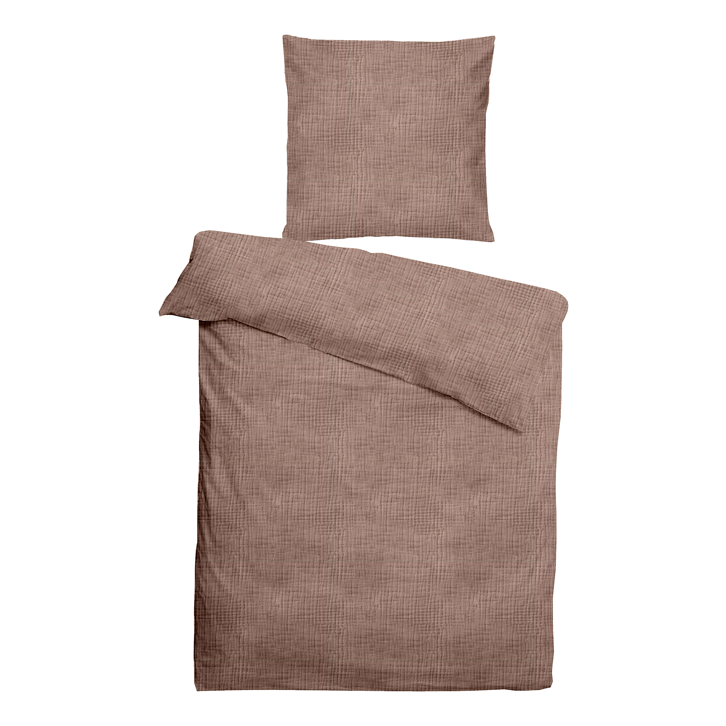 Inowa Bettwäsche Musselin Taupe
