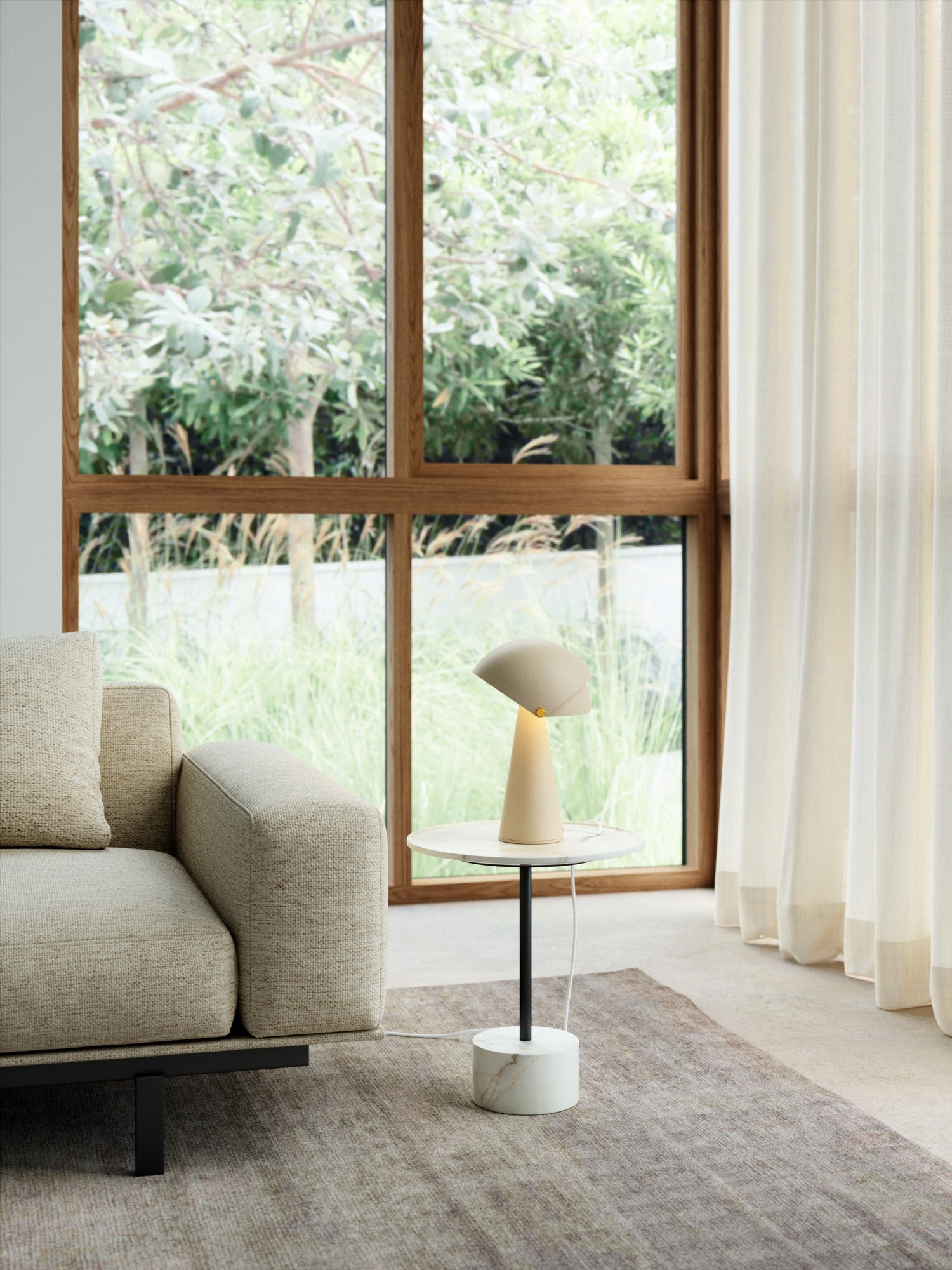 Align Table lamp Beige