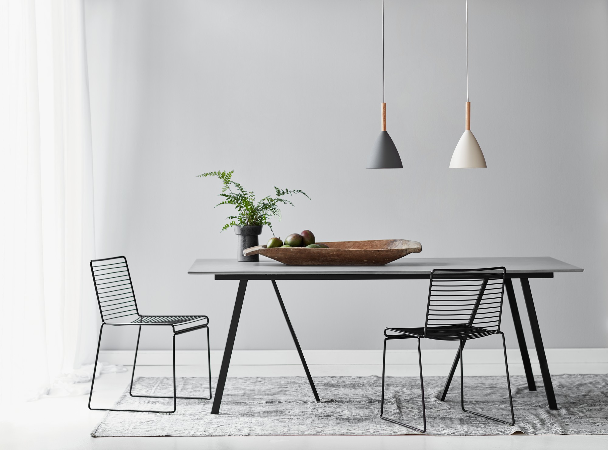 Pure 20 Pendelleuchte Grau