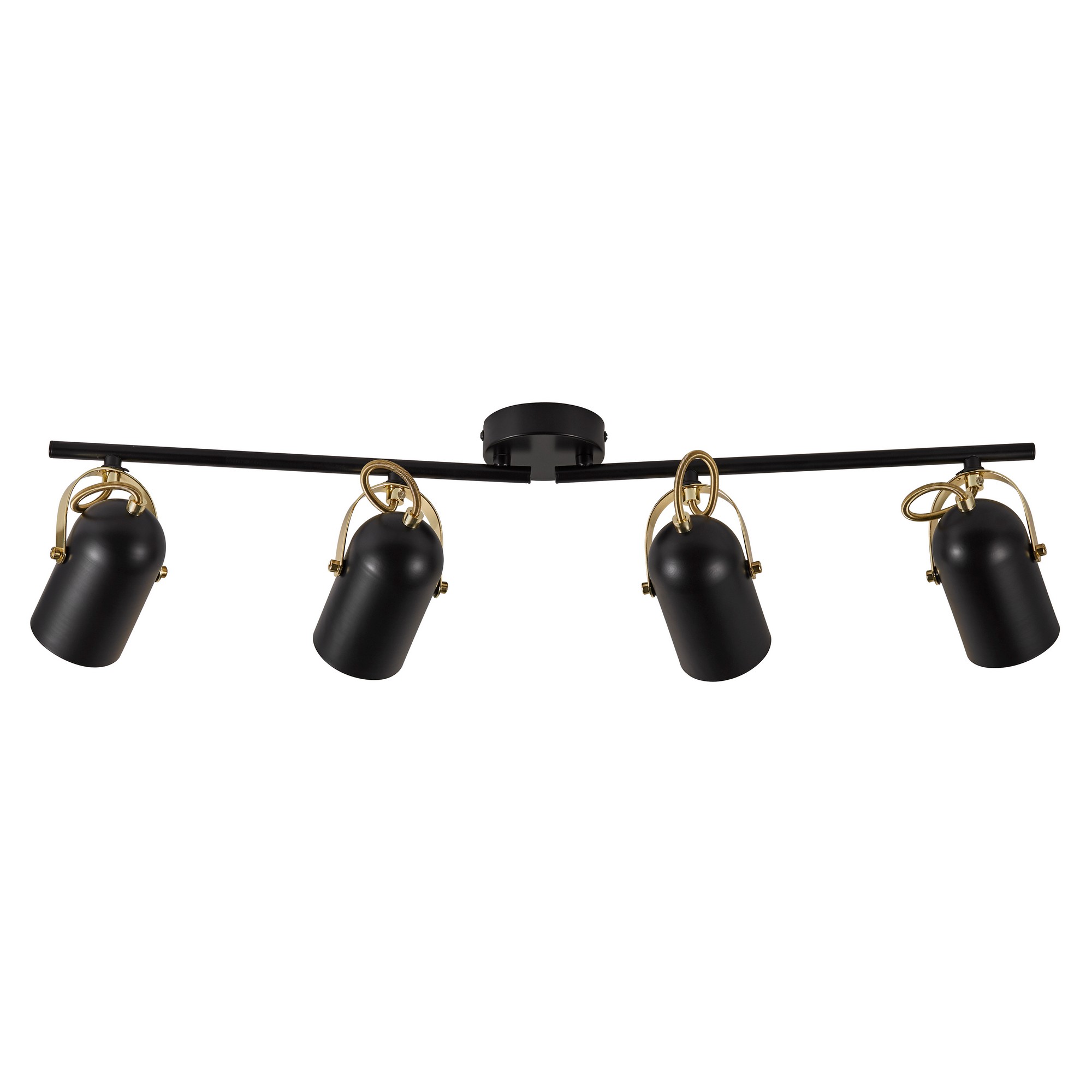 Lotus 4-Spot Spotlight Black Brass