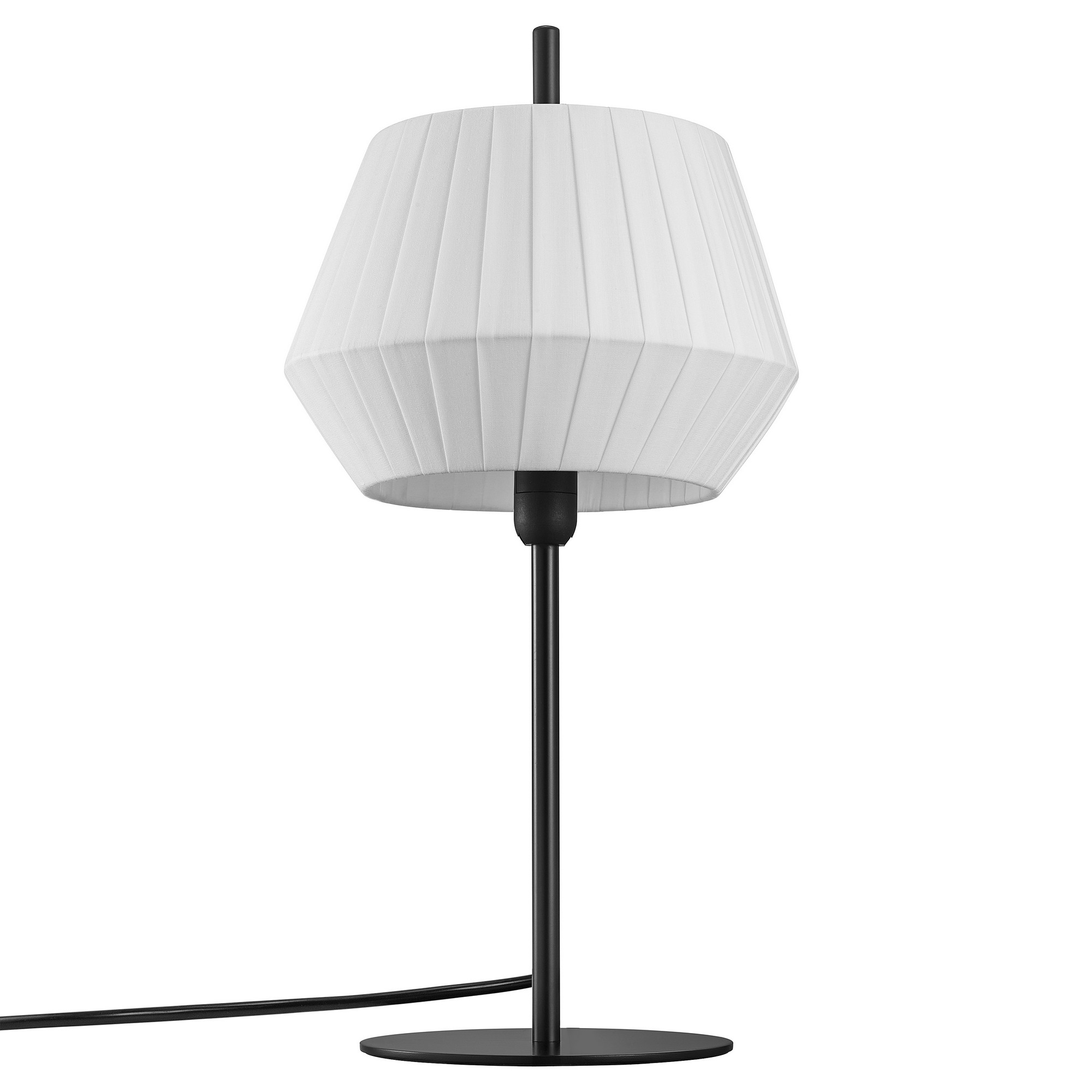 Dicte Tischlampe Weiss
