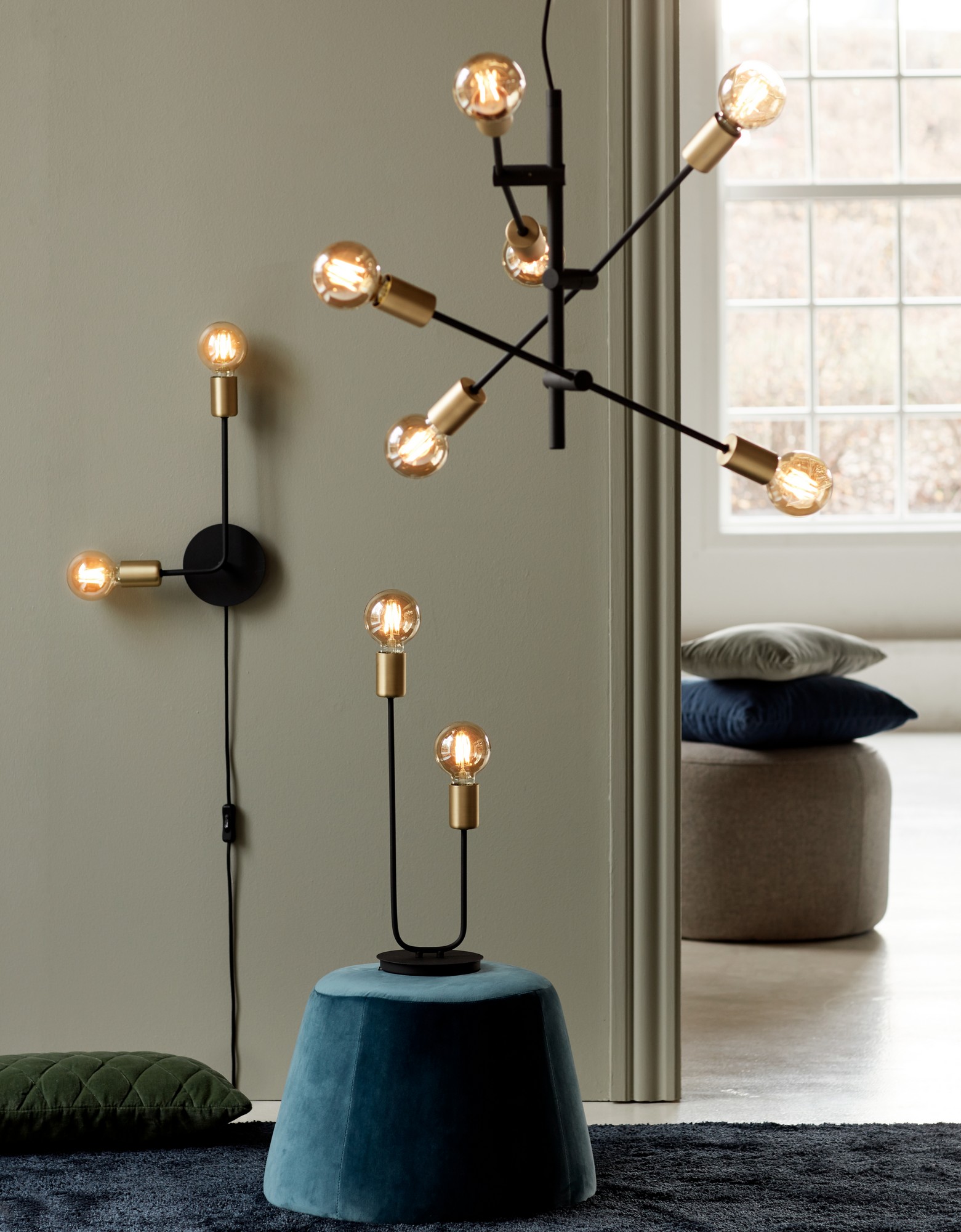 Josefine Wall Lamp Black