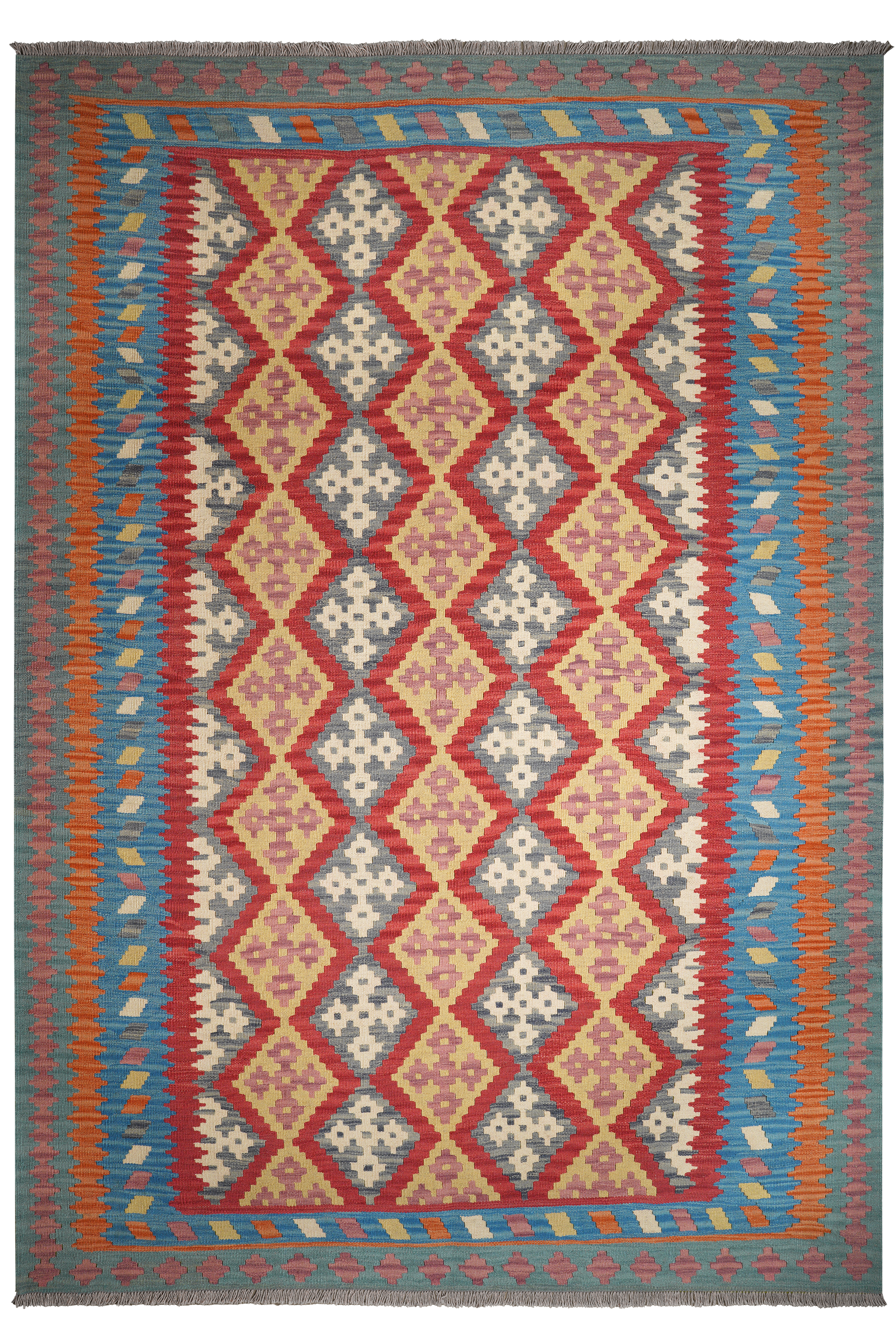 Kelim Gashgai Wool Multicolored