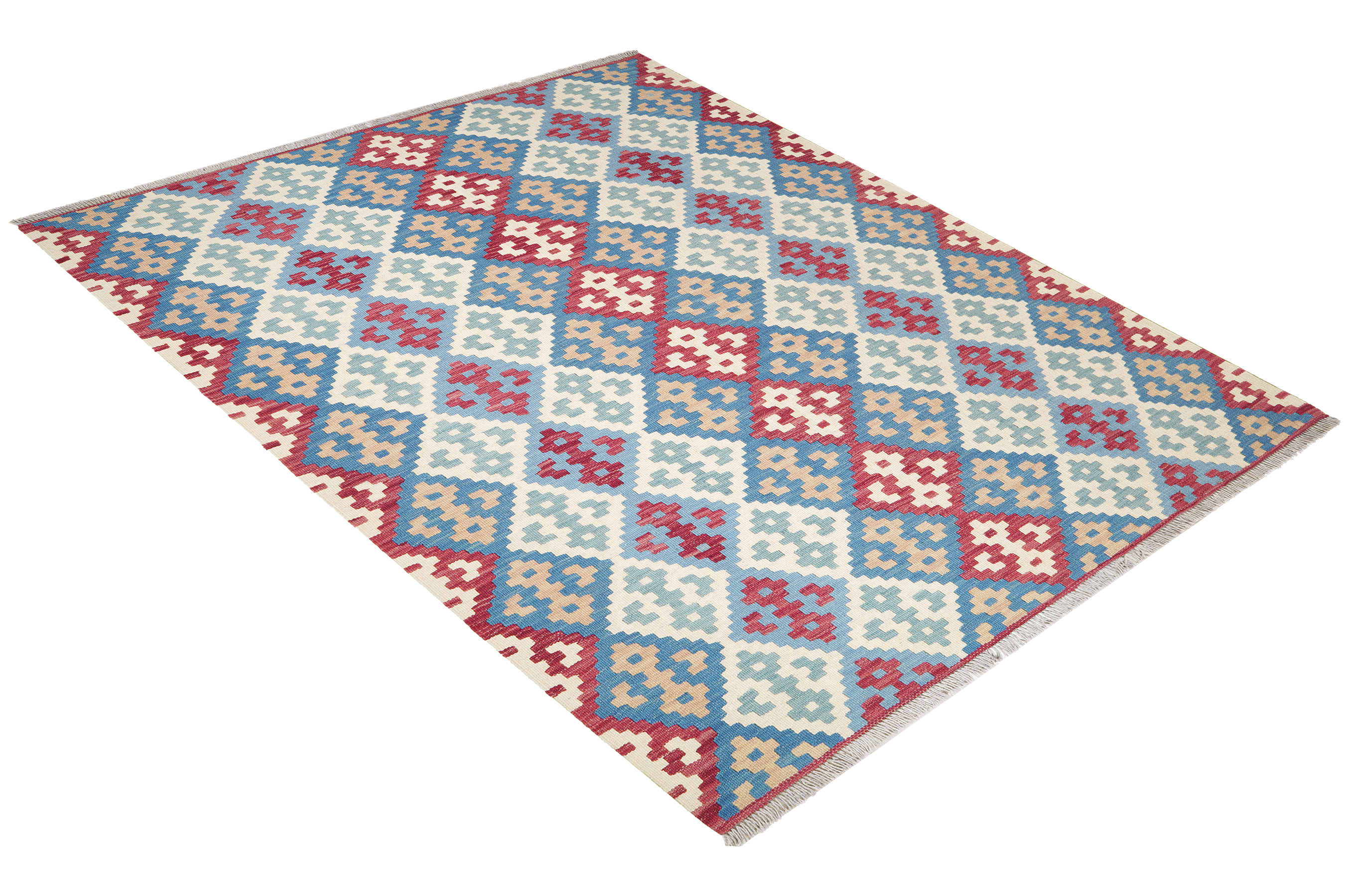 Kelim Gashgai Wool Multicolored