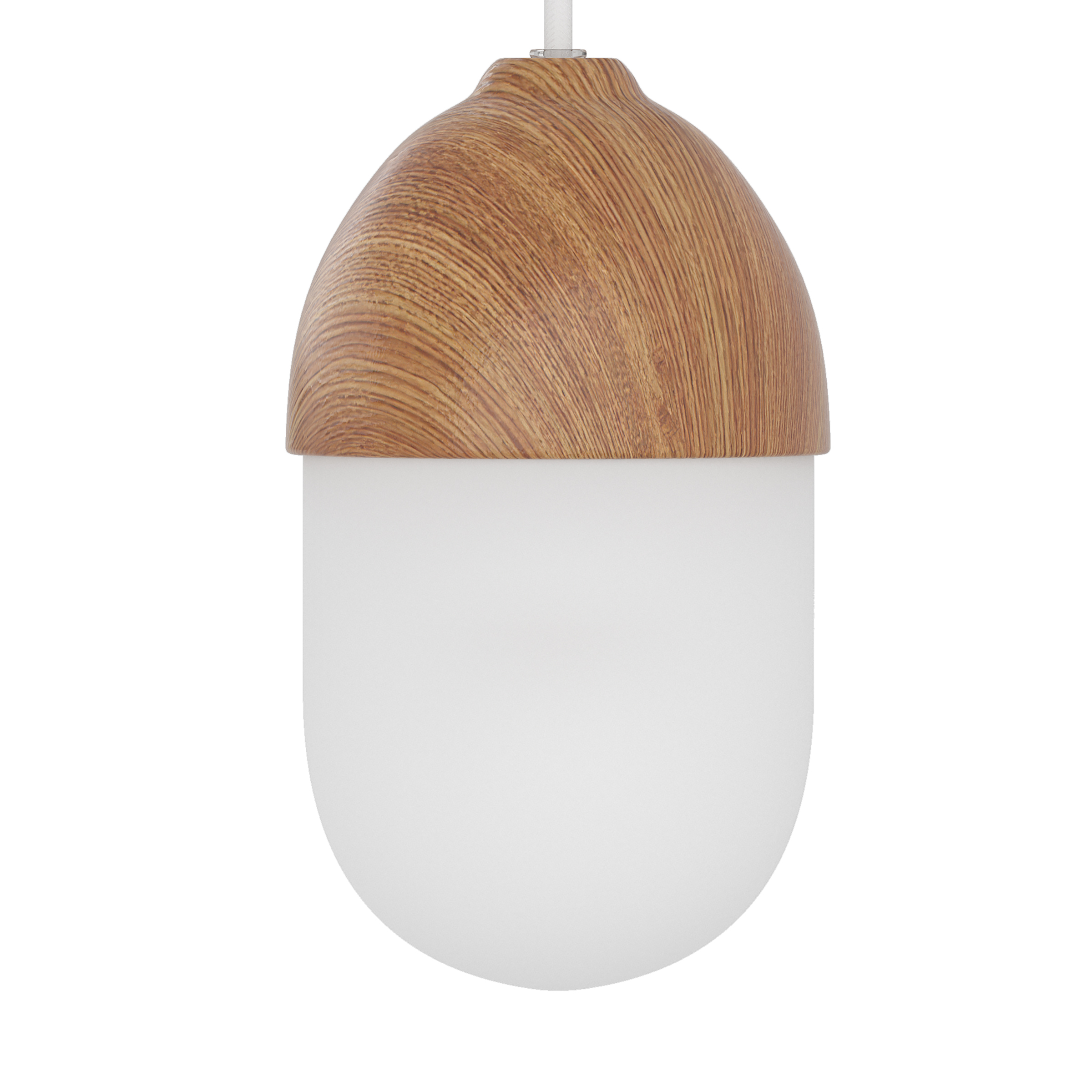 Menty Pendant Light Type A Opal Glass White