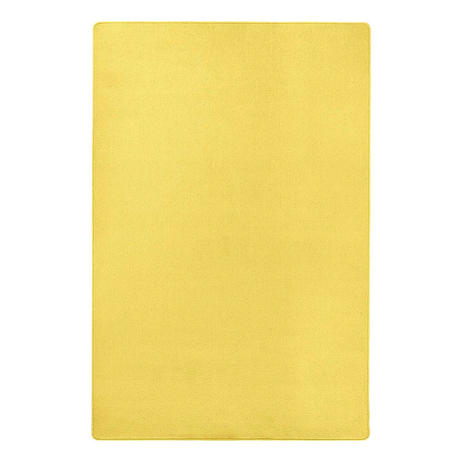 Short pile rug Fancy mixed fabric Sunny yellow 100x150cm
