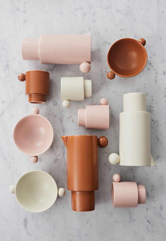Inka Bowl Porcelain Pink
