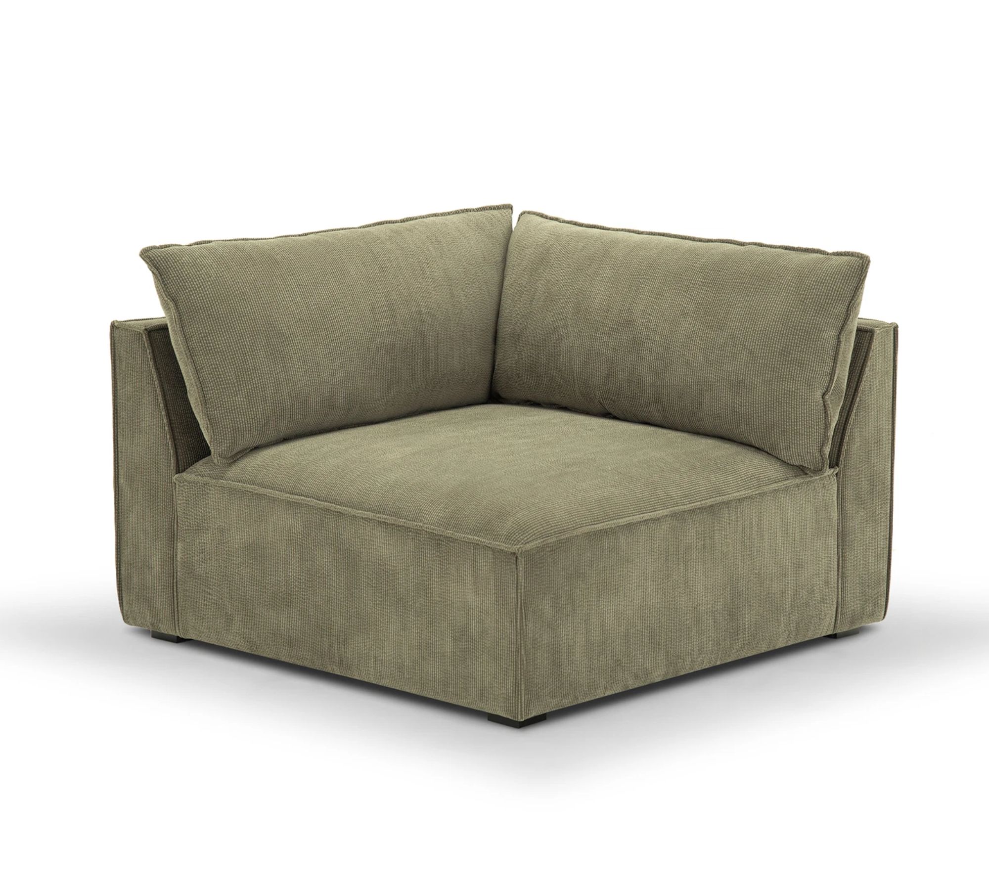 Daphne 1-Seater Corner Module Left Free Sage