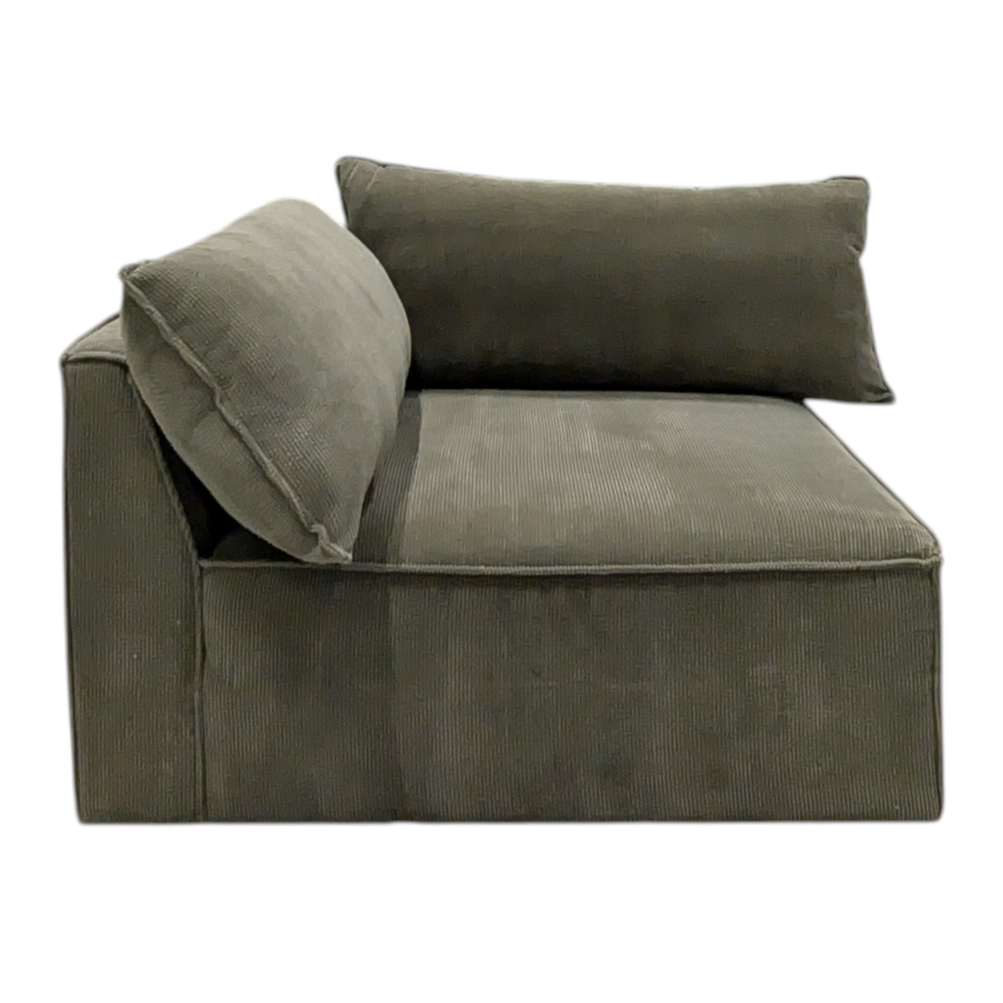 Daphne 1-Seater Corner Module Left Free Sage