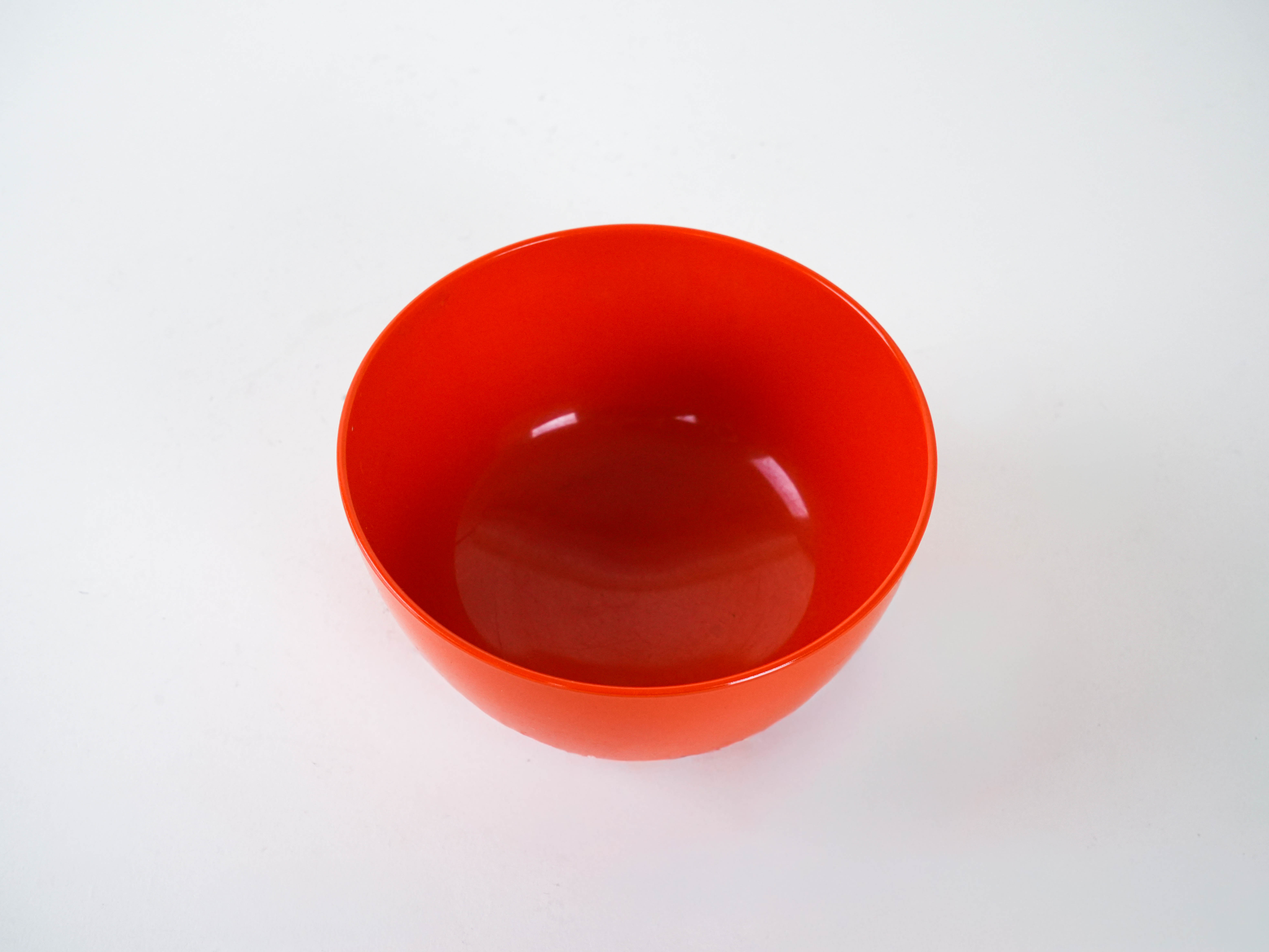 Schüssel 1960er Jahre Orange