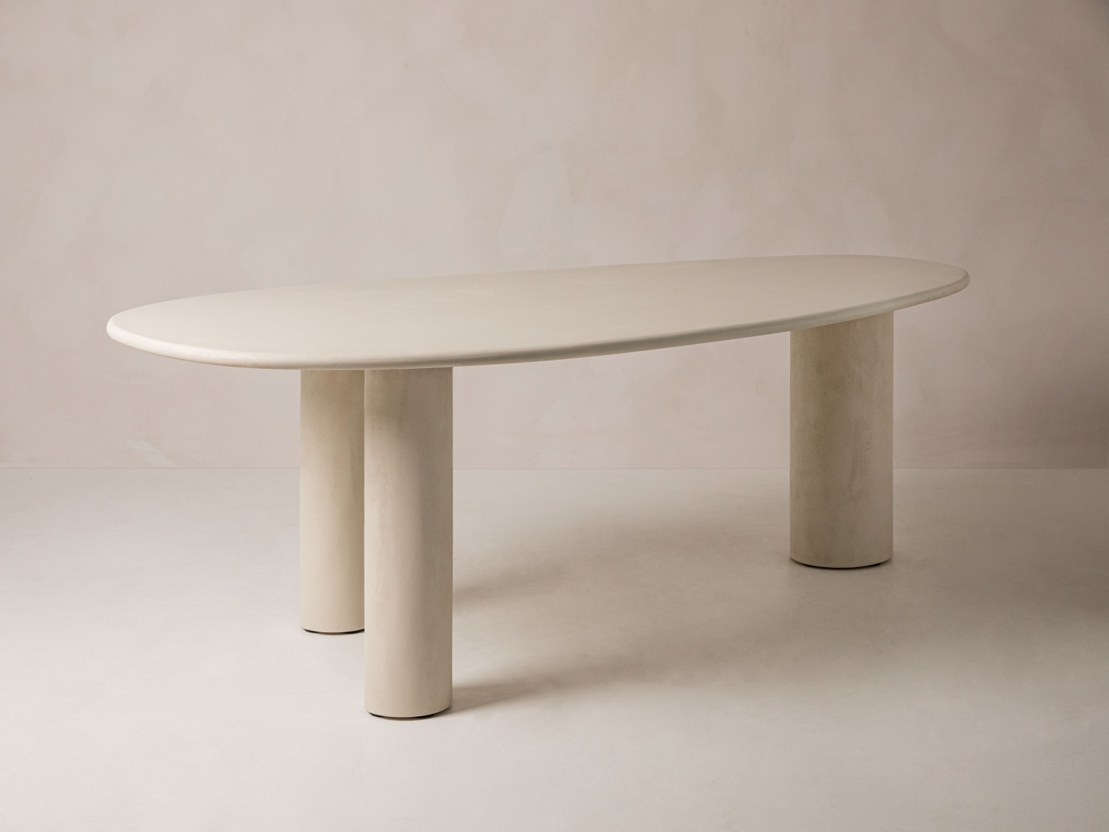 Tavolo da pranzo Mel 8 posti Legno tecnico Bianco
