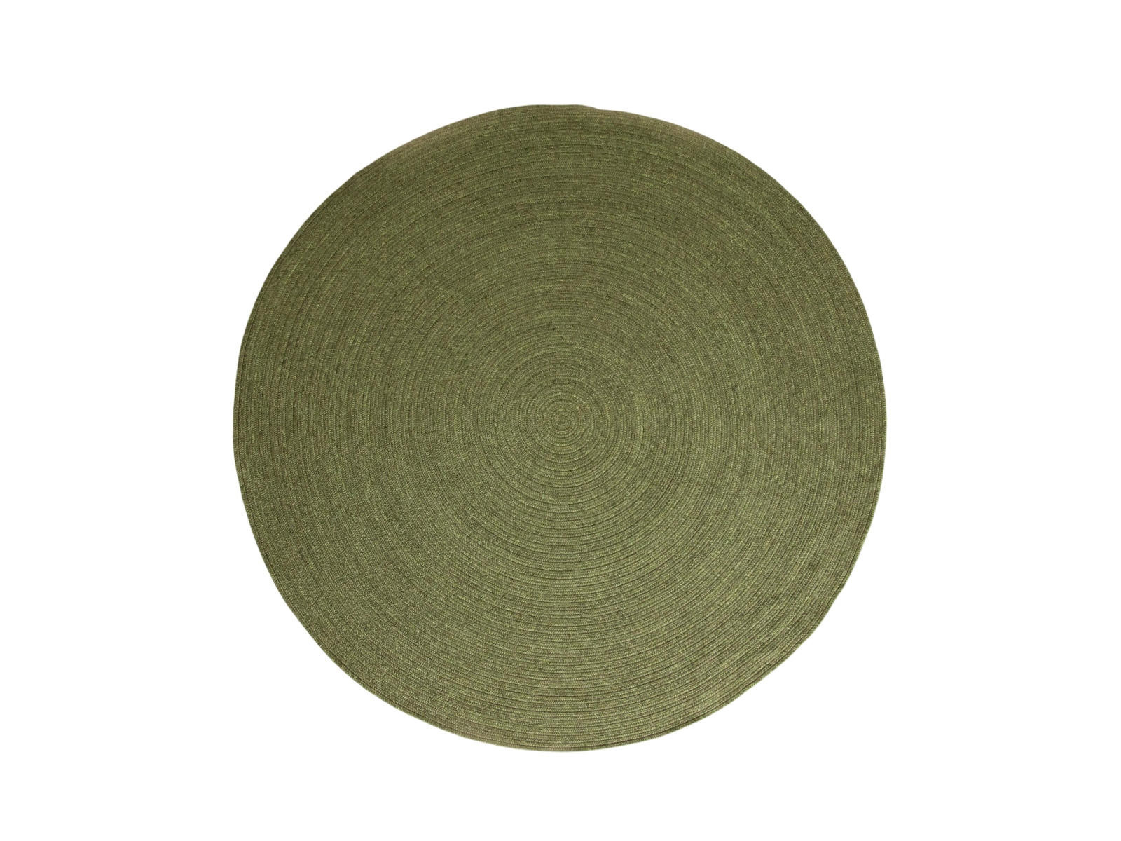 Creu Rug Round Indoor/Outdoor Synthetic Fiber Khaki