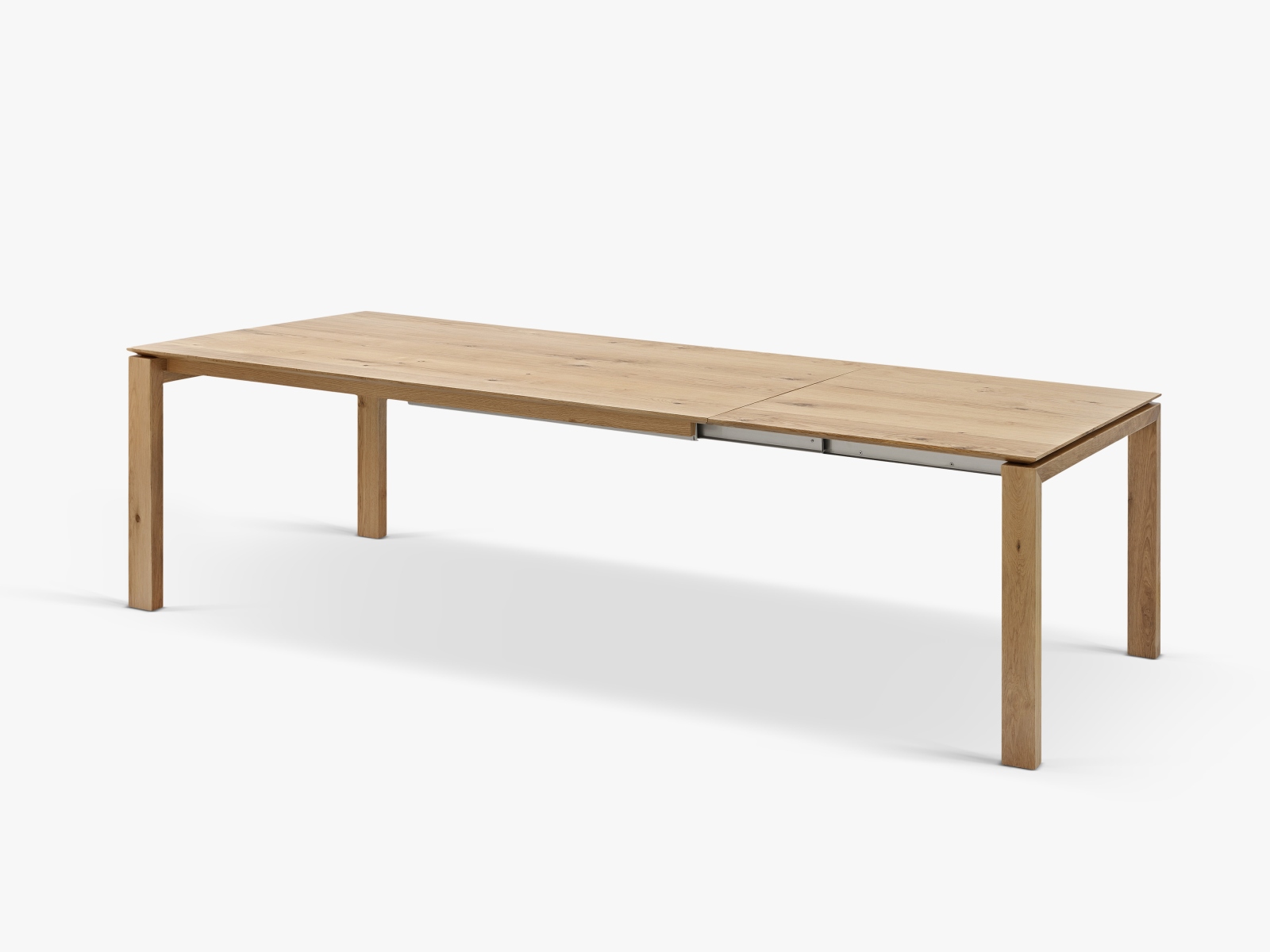 Bernat Ausziehbarer Esstisch Holz Eiche 195-285x90 cm