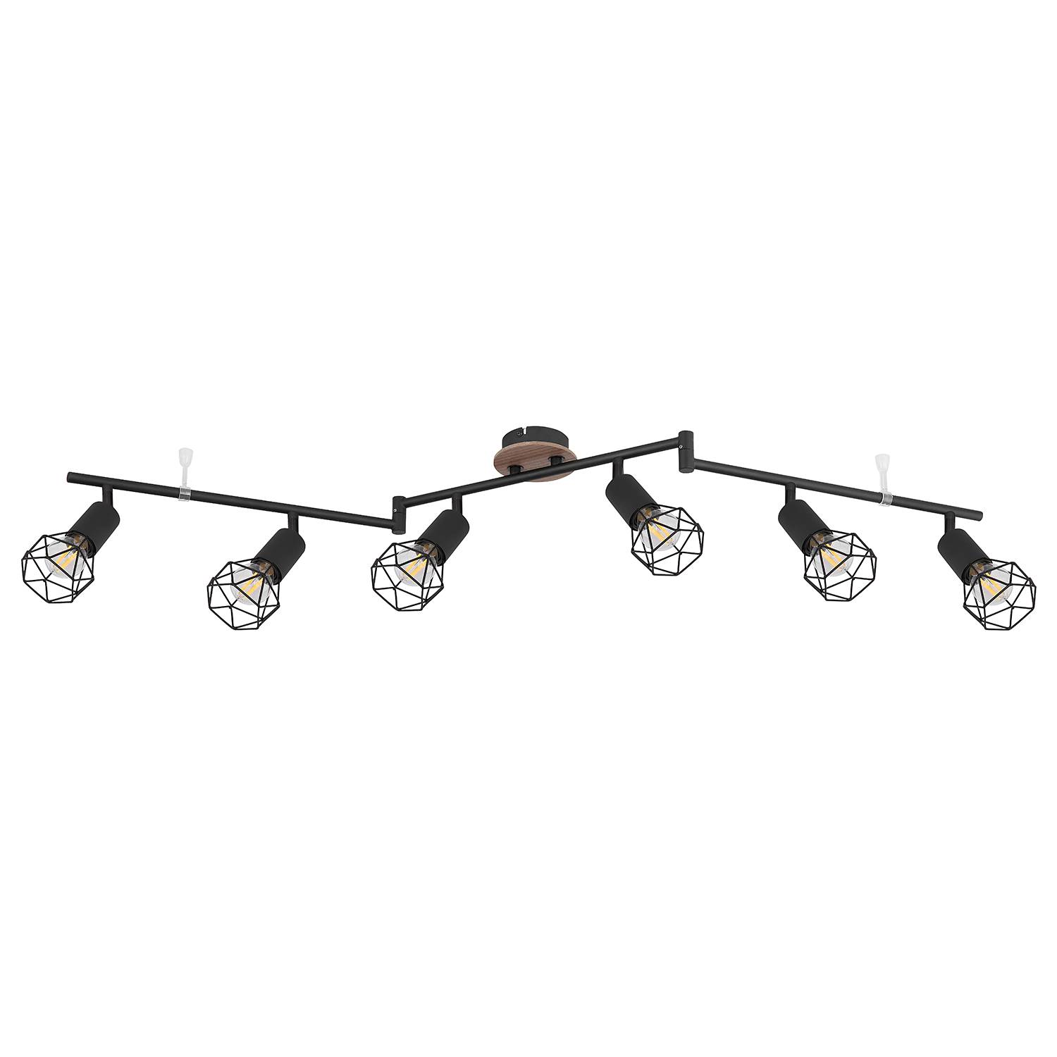 Ceiling light Xara X 6-light iron