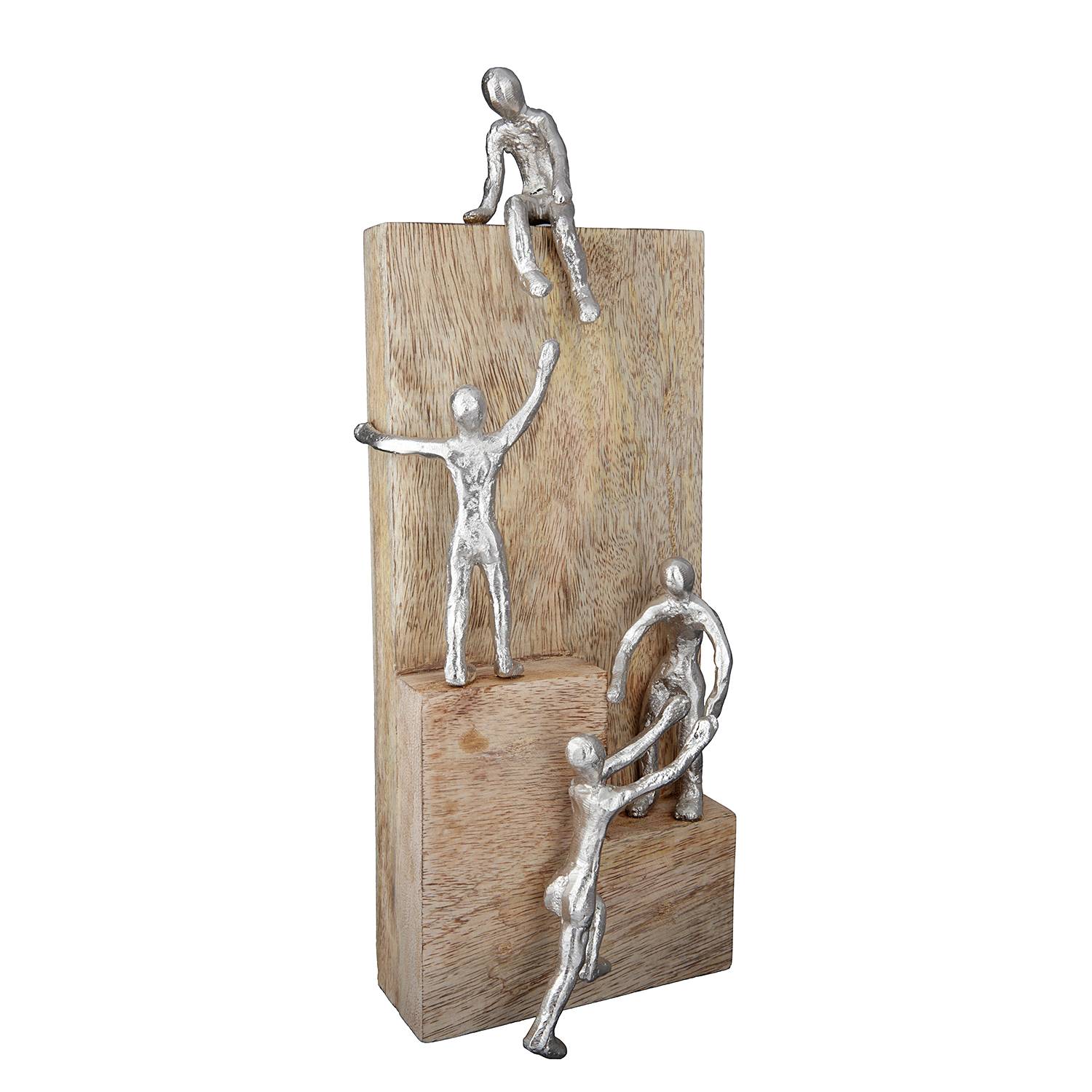 Skulptur Helping Hand Mangoholz Natur