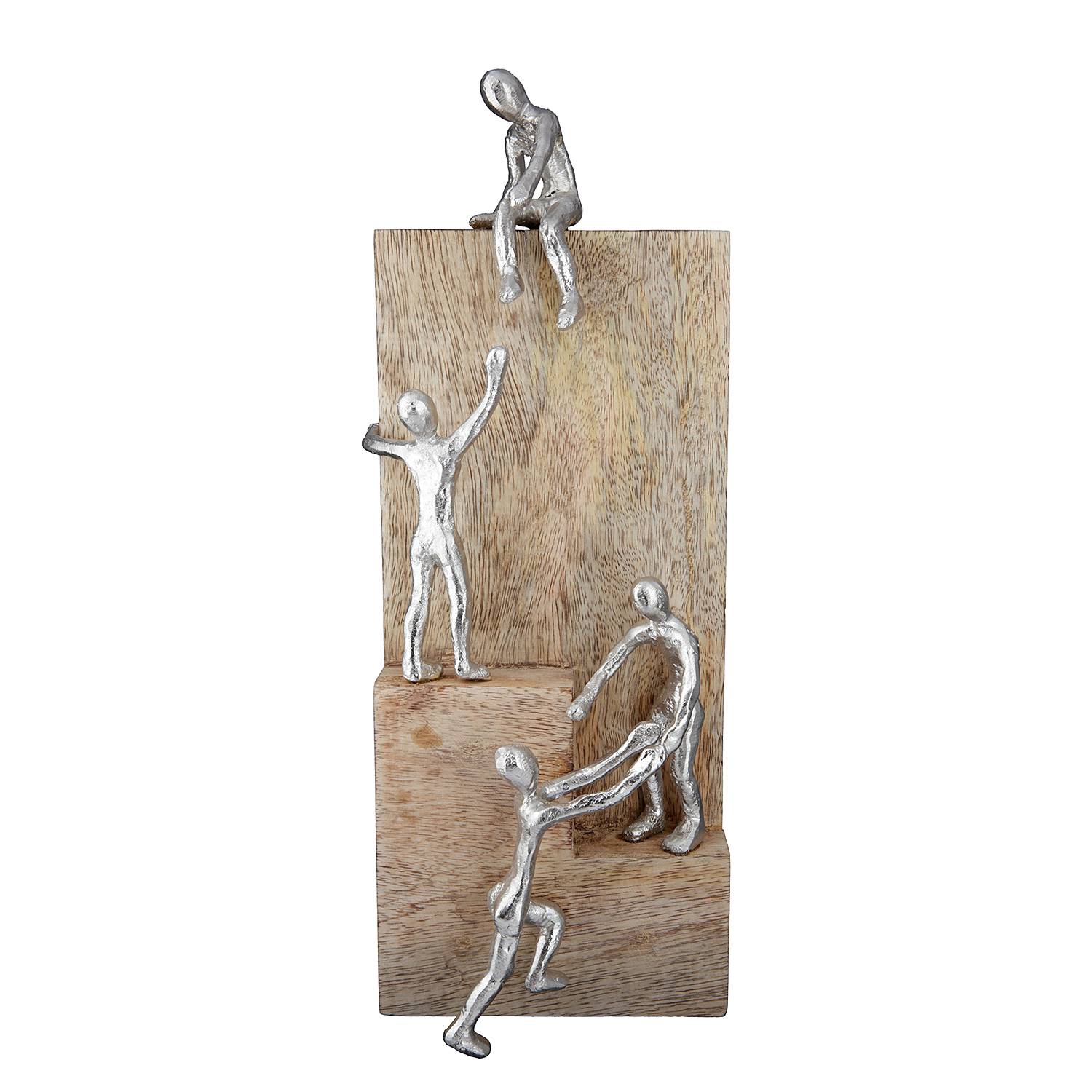Skulptur Helping Hand Mangoholz Natur