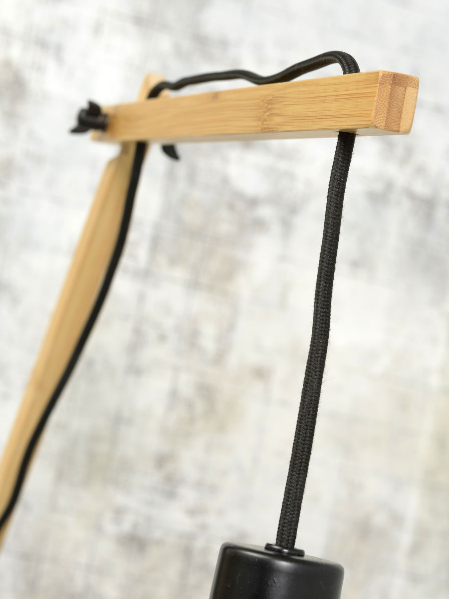 Wall lamp Andes Type B Bamboo Linen White