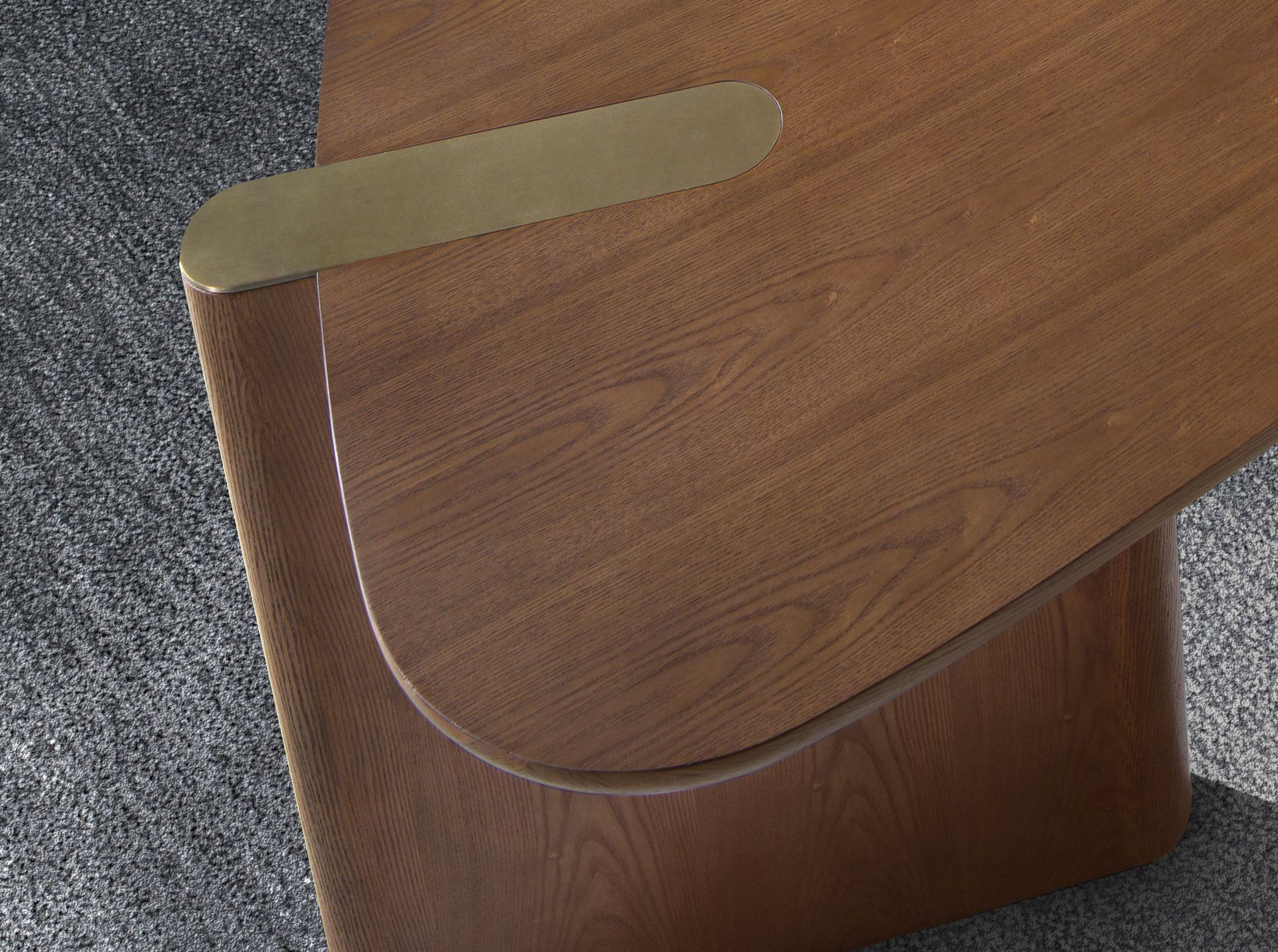 Schreibtisch in Nussbaum hell 3301