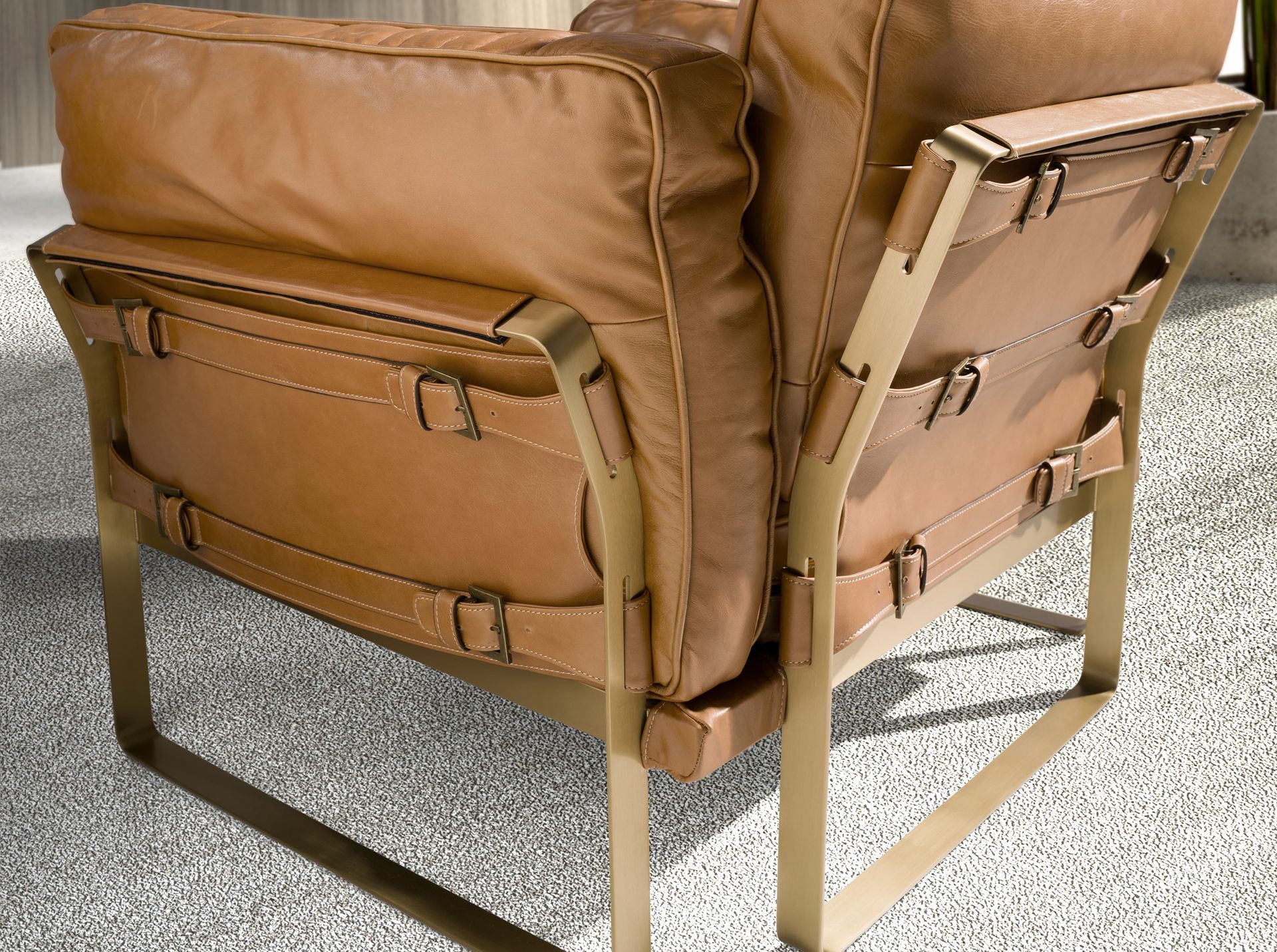 Sessel aus Kamelleder 5169