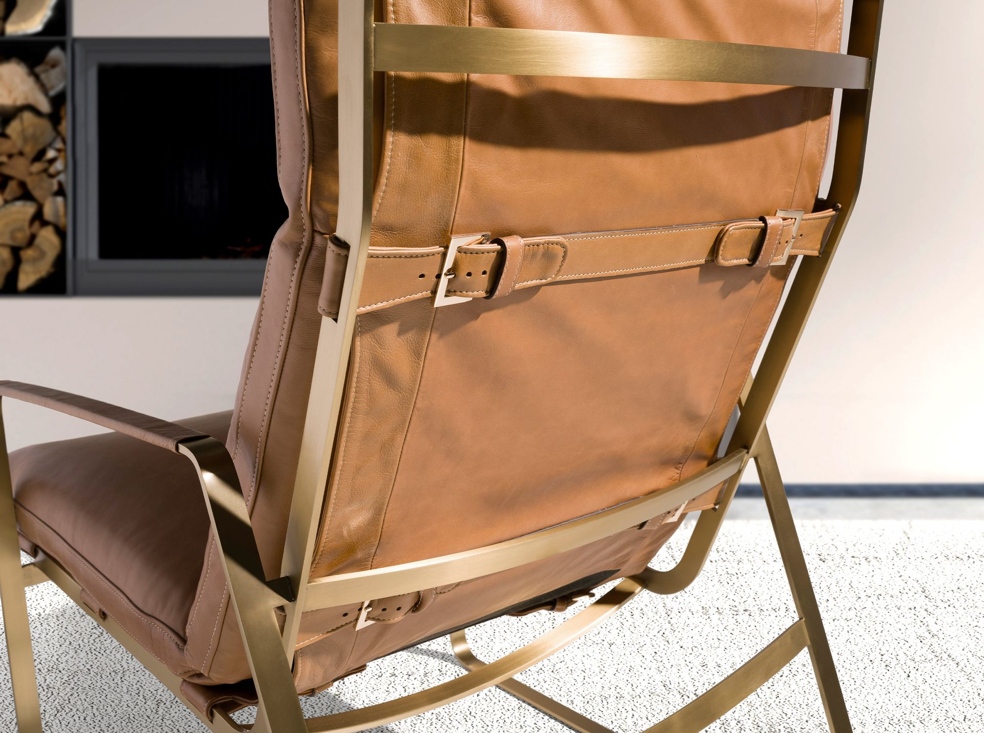 Kamelleder-Sessel 5170