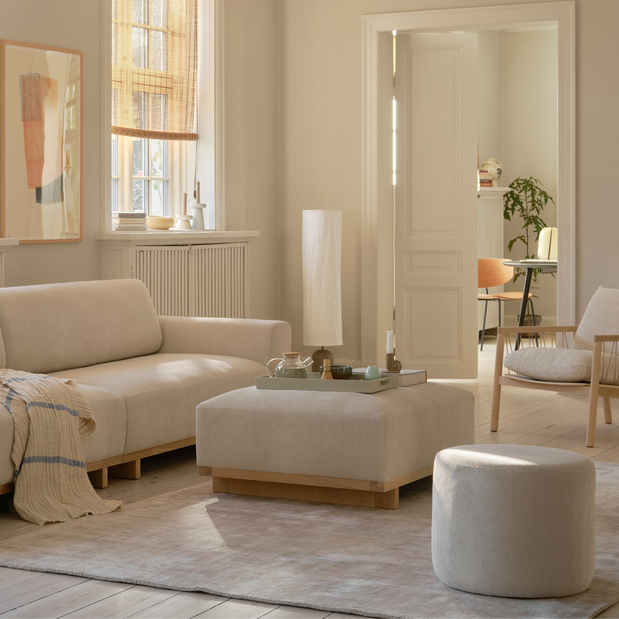 Aya Hocker Velour Lux Petro