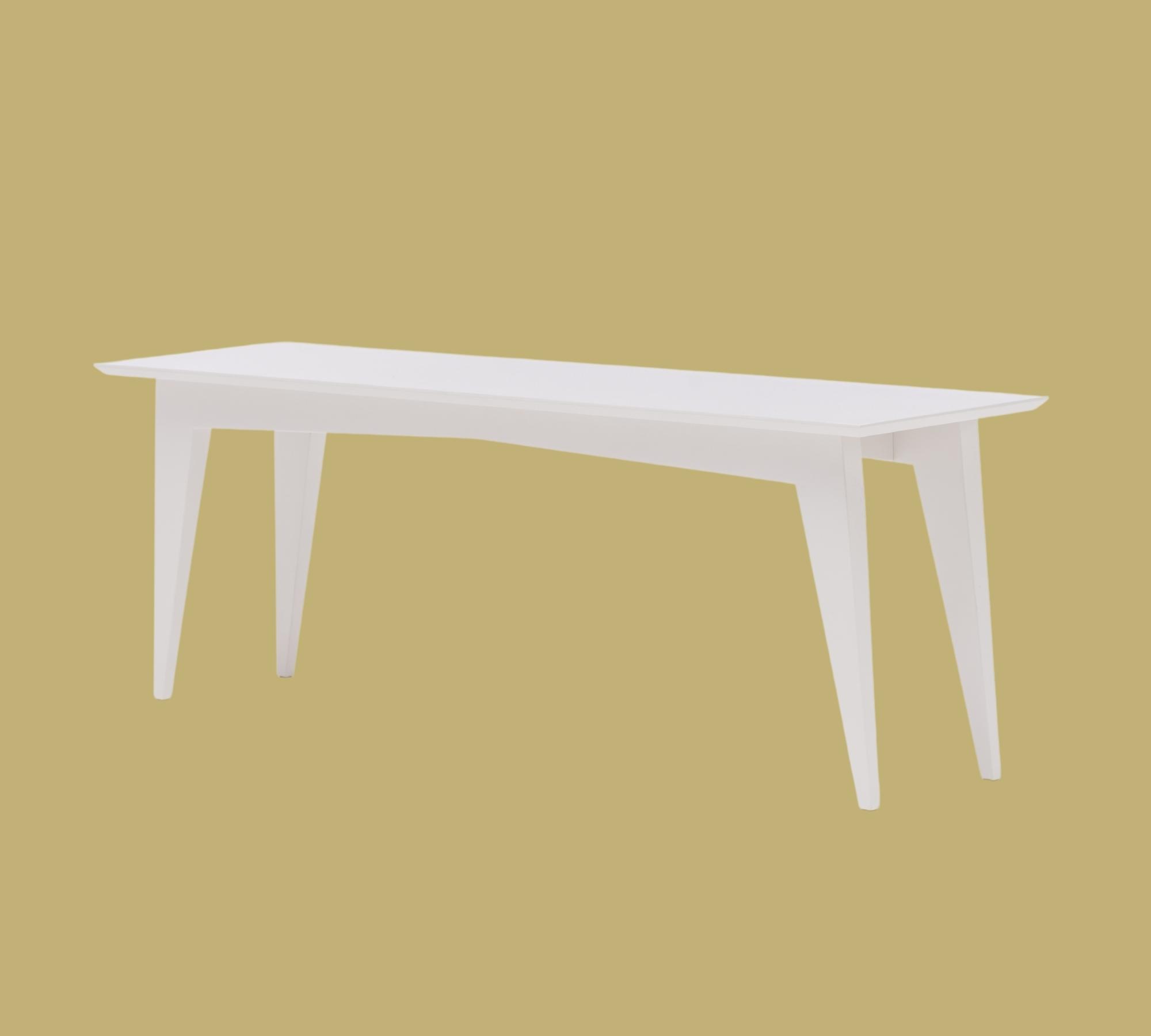 Handcrafted bench ST White