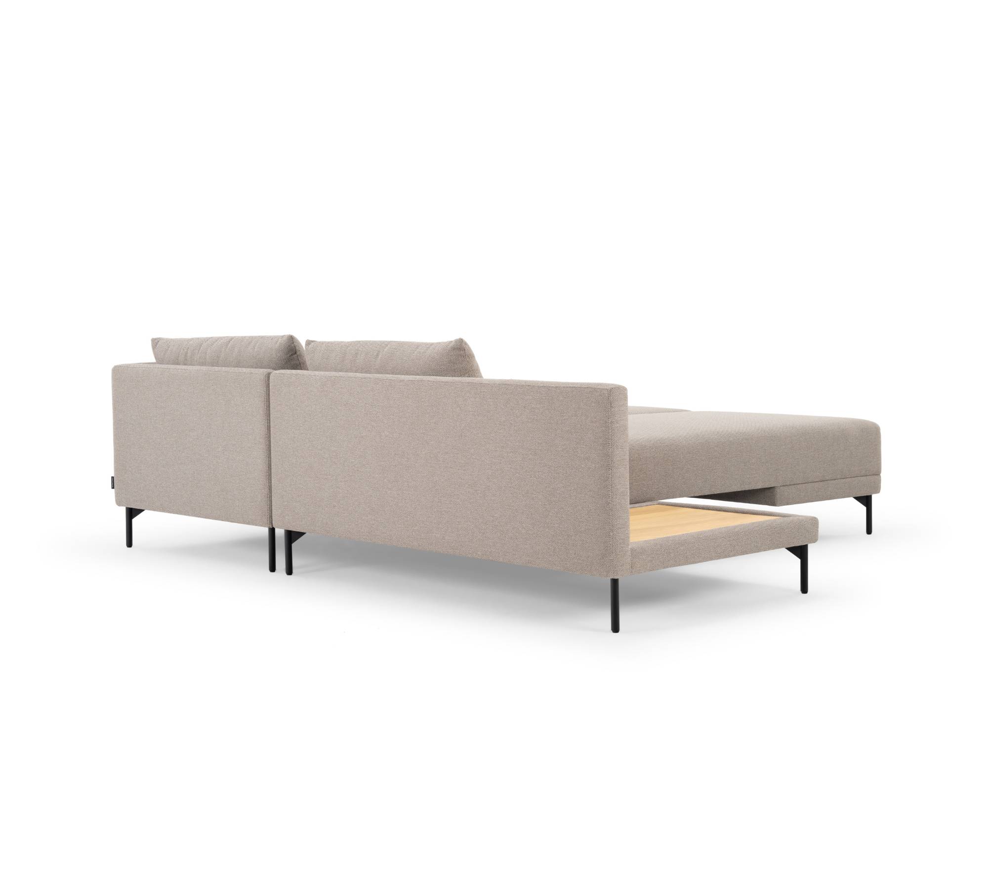 Vivica Sofa Bed Recamiere Right Agnes Brown