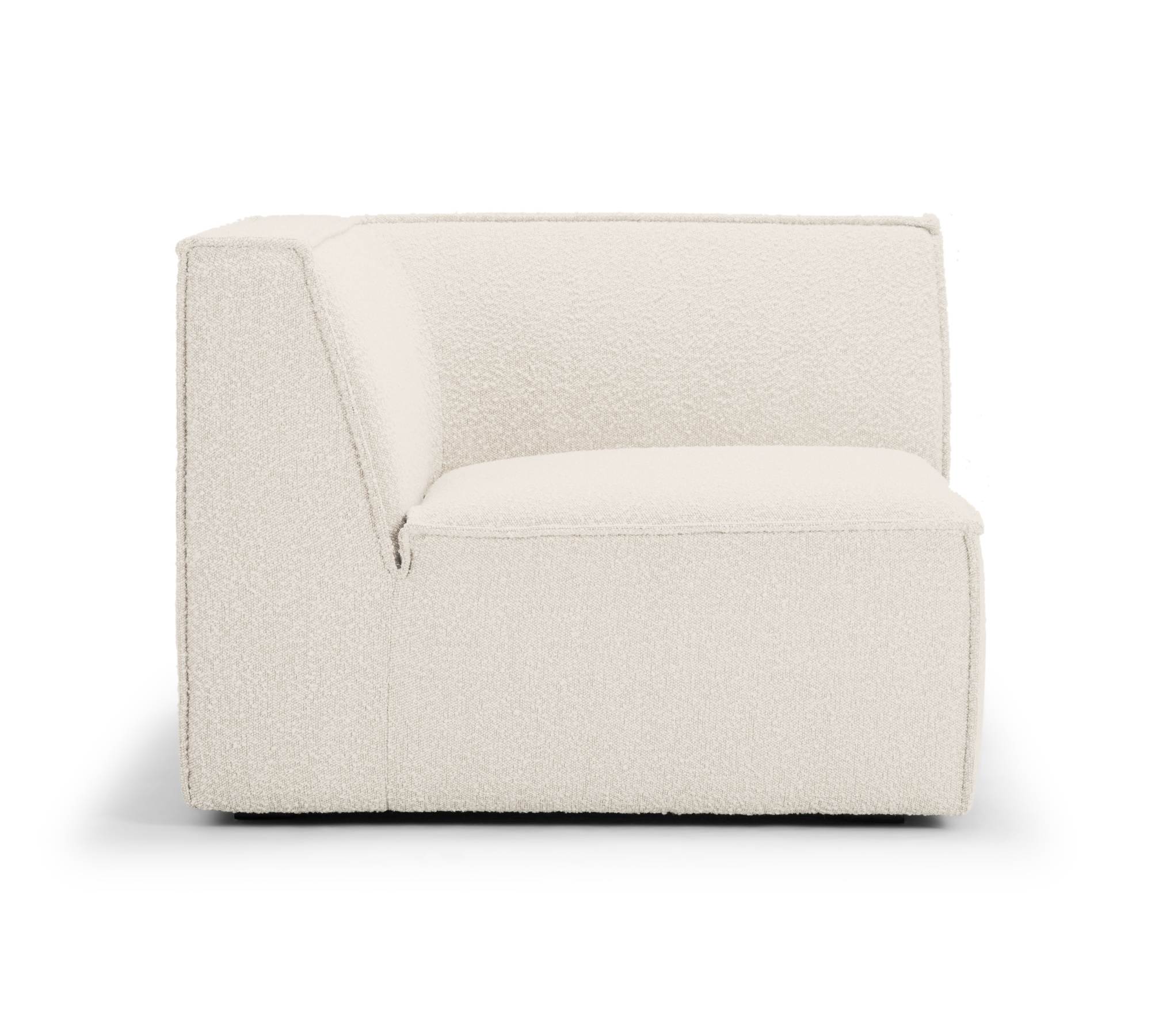 Dane 1-Seater Corner Module Left Maya Cream