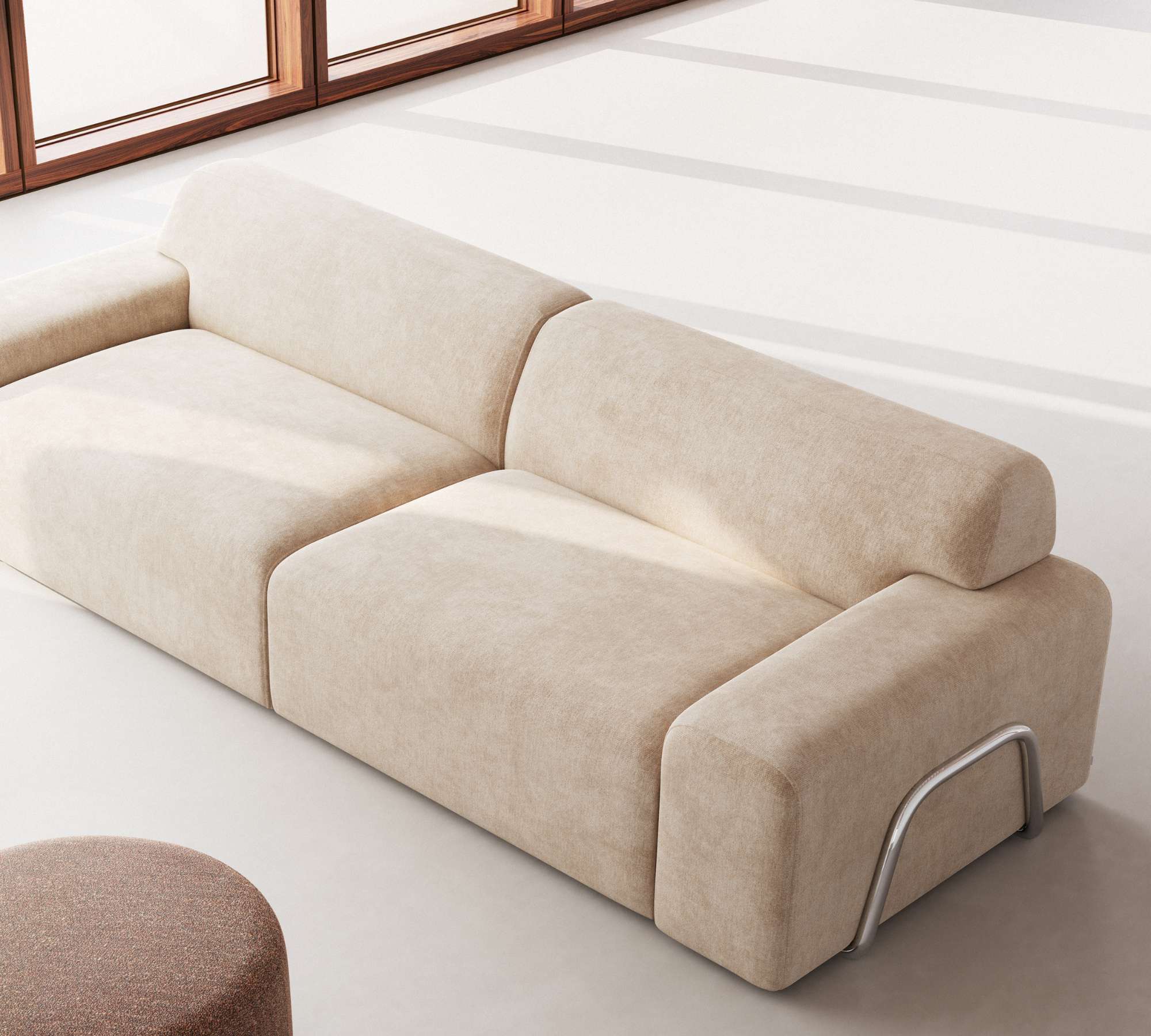 Gloria Sofa 3-Seater Danny Cream