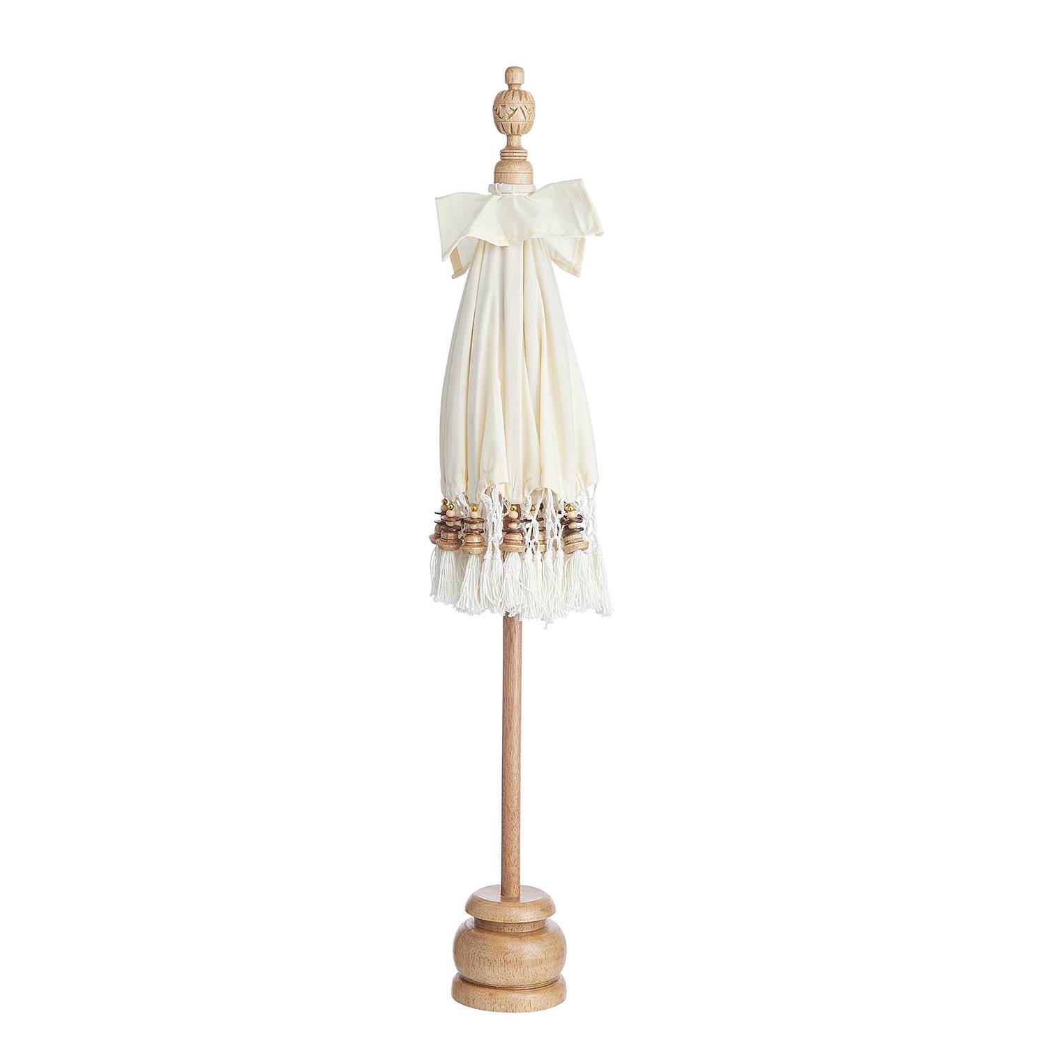 Table decoration MACRAMÈ cotton cream