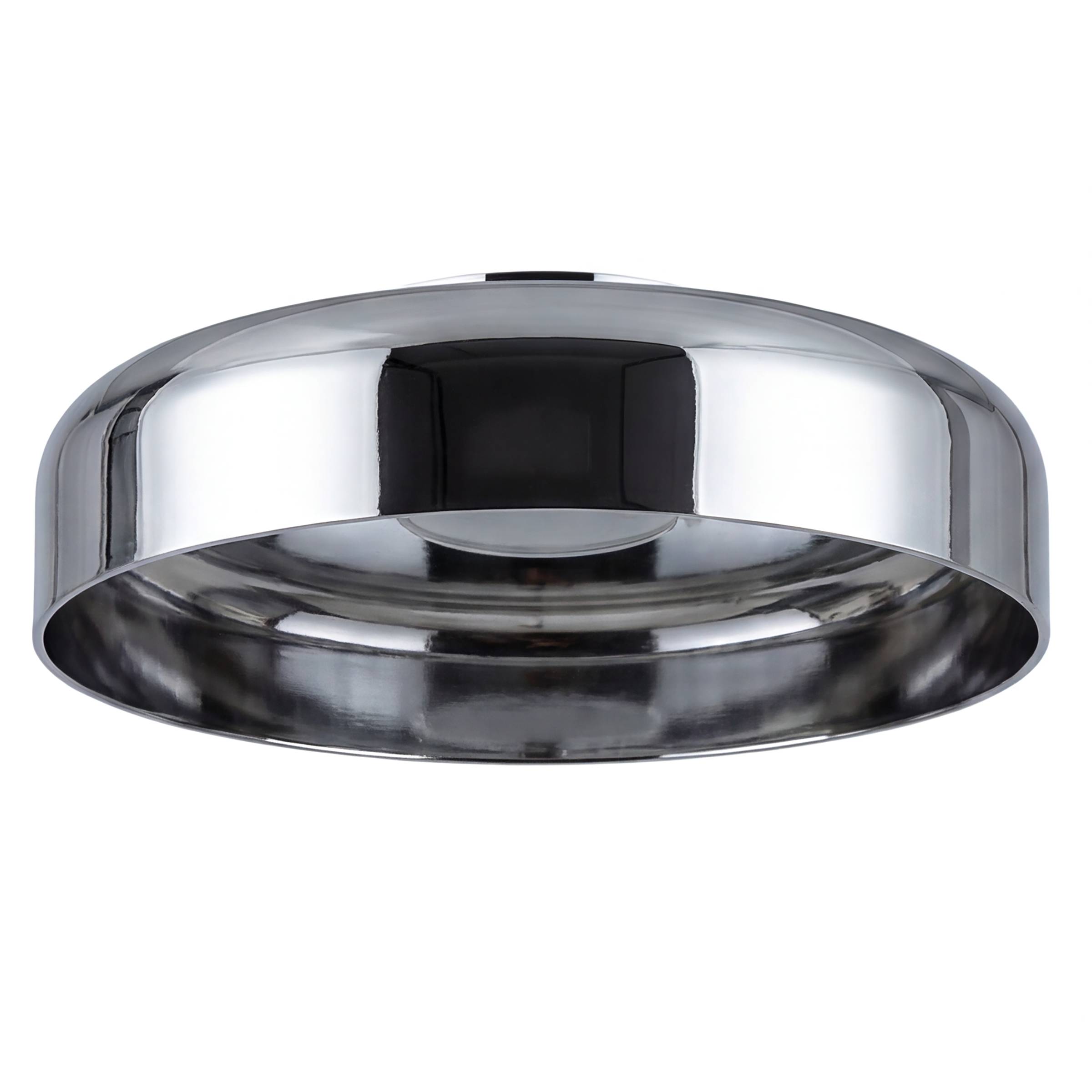 Ceiling Light Quilo 1-Light Smoked Glass Silver