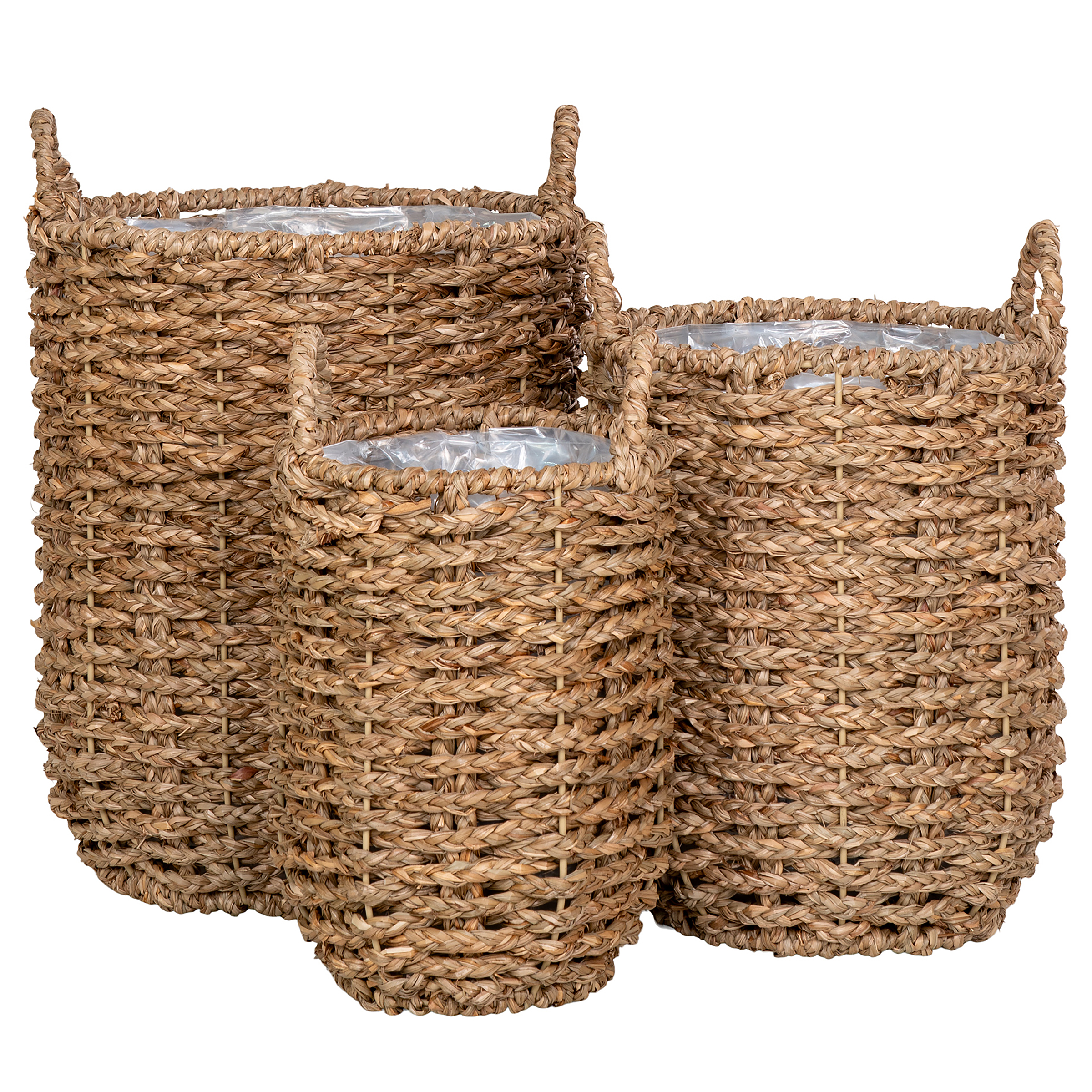 Plant pot set Hue Set of 3 Brown