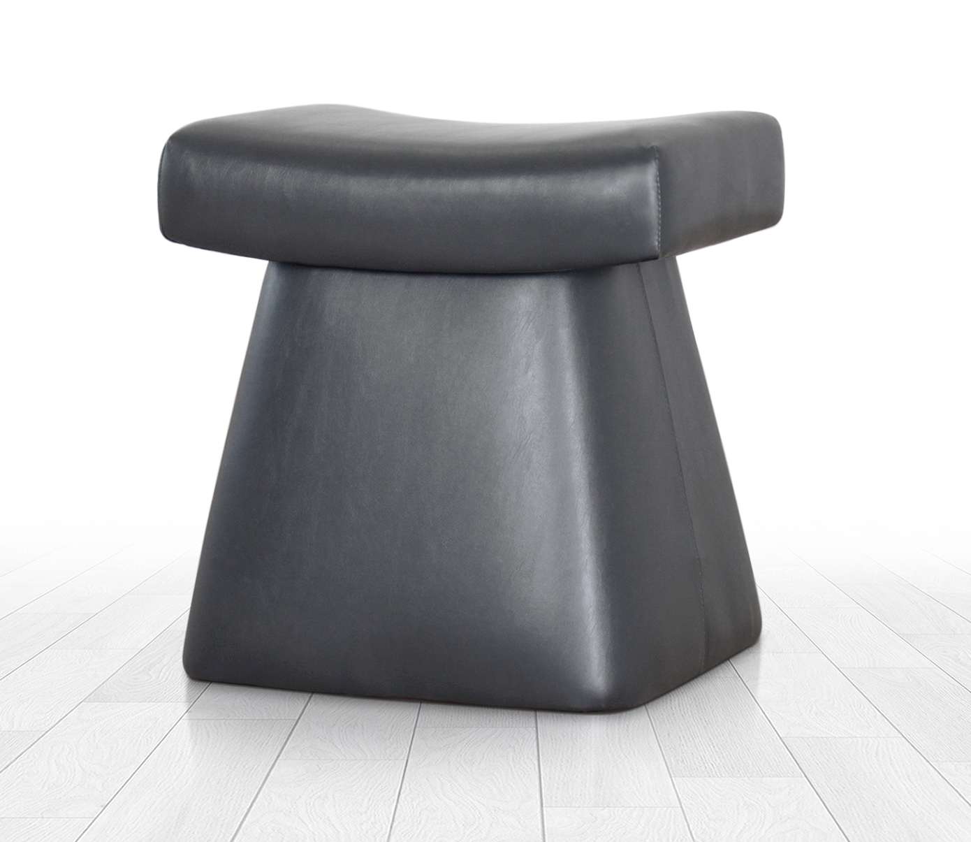 Dambert Stool Faux Leather Black